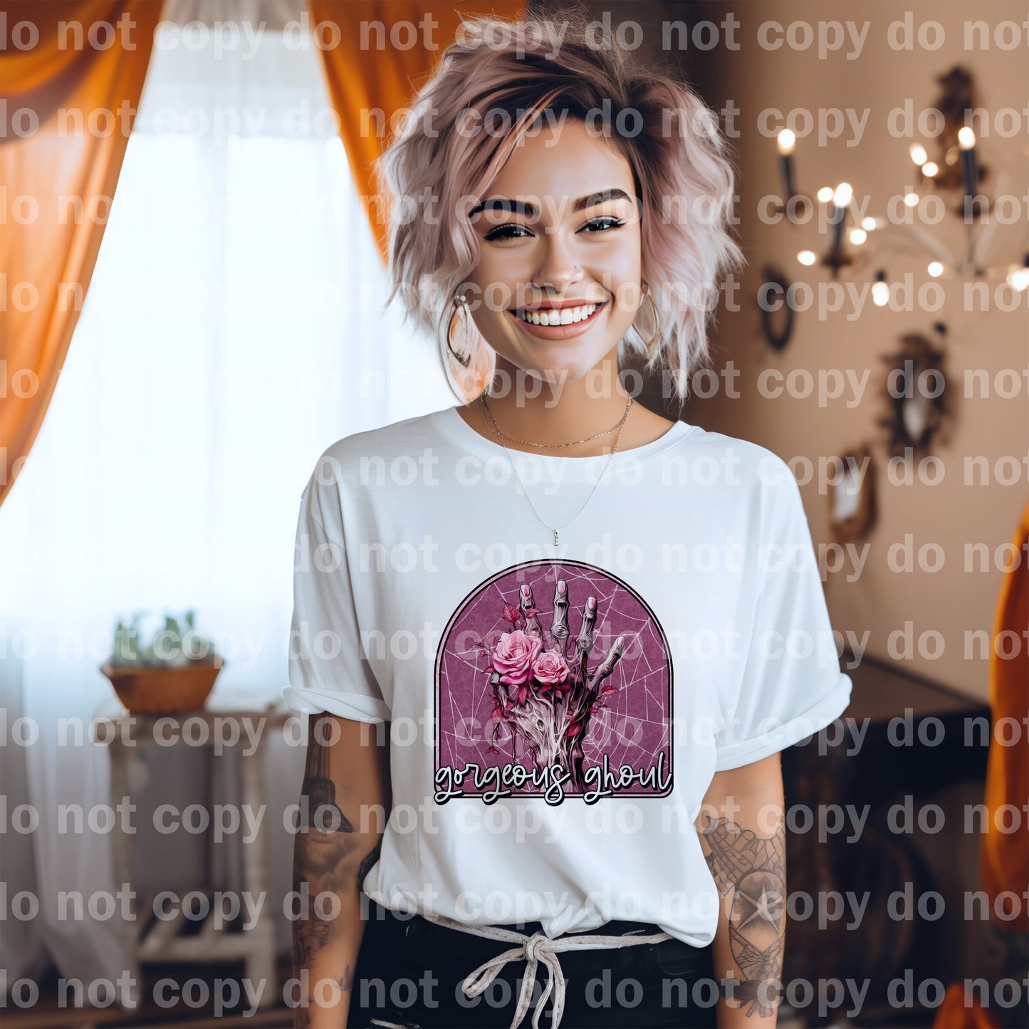 Gorgeous Ghoul Hand Pink Dream Print or Sublimation Print