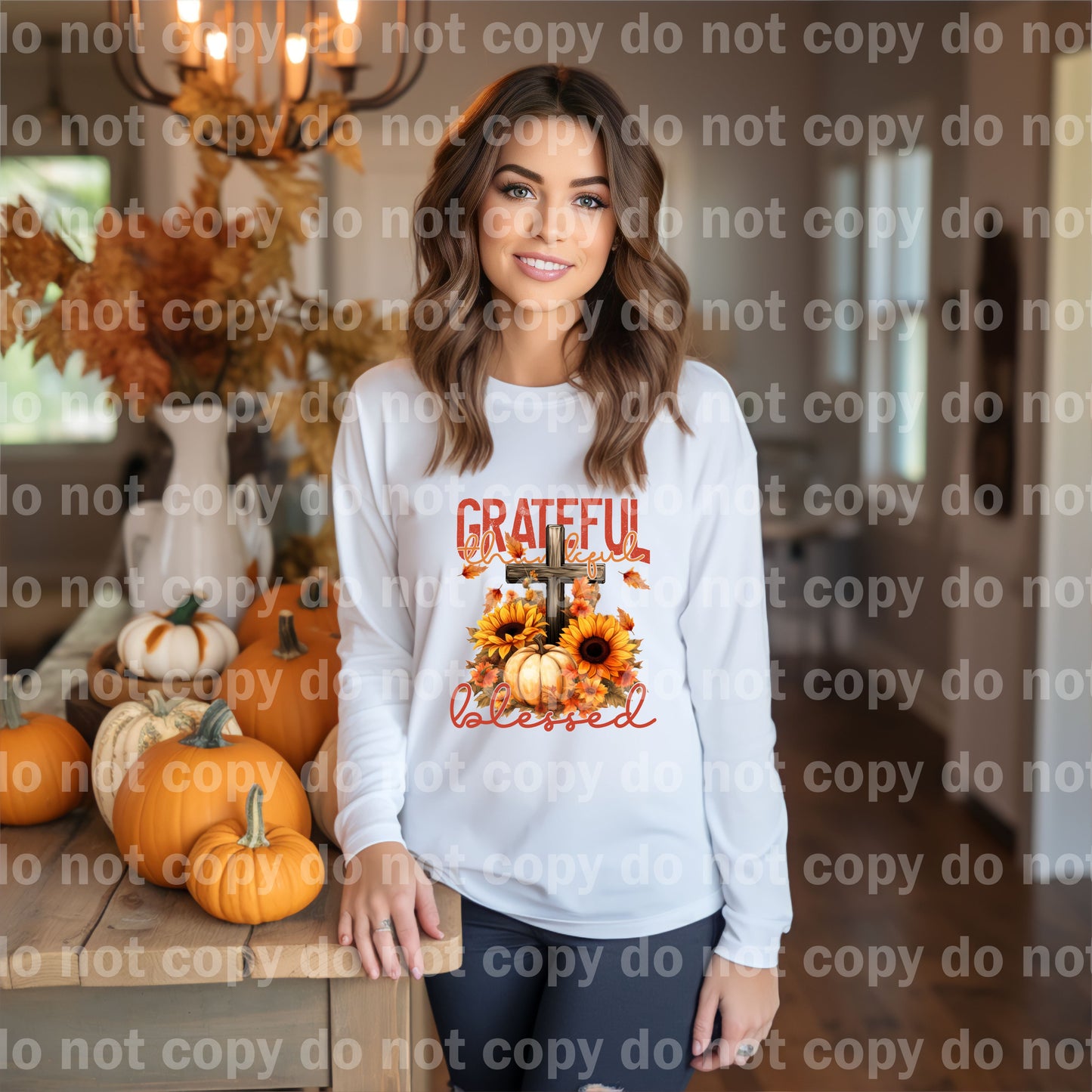Grateful Thankful Blessed Dream Print or Sublimation Print