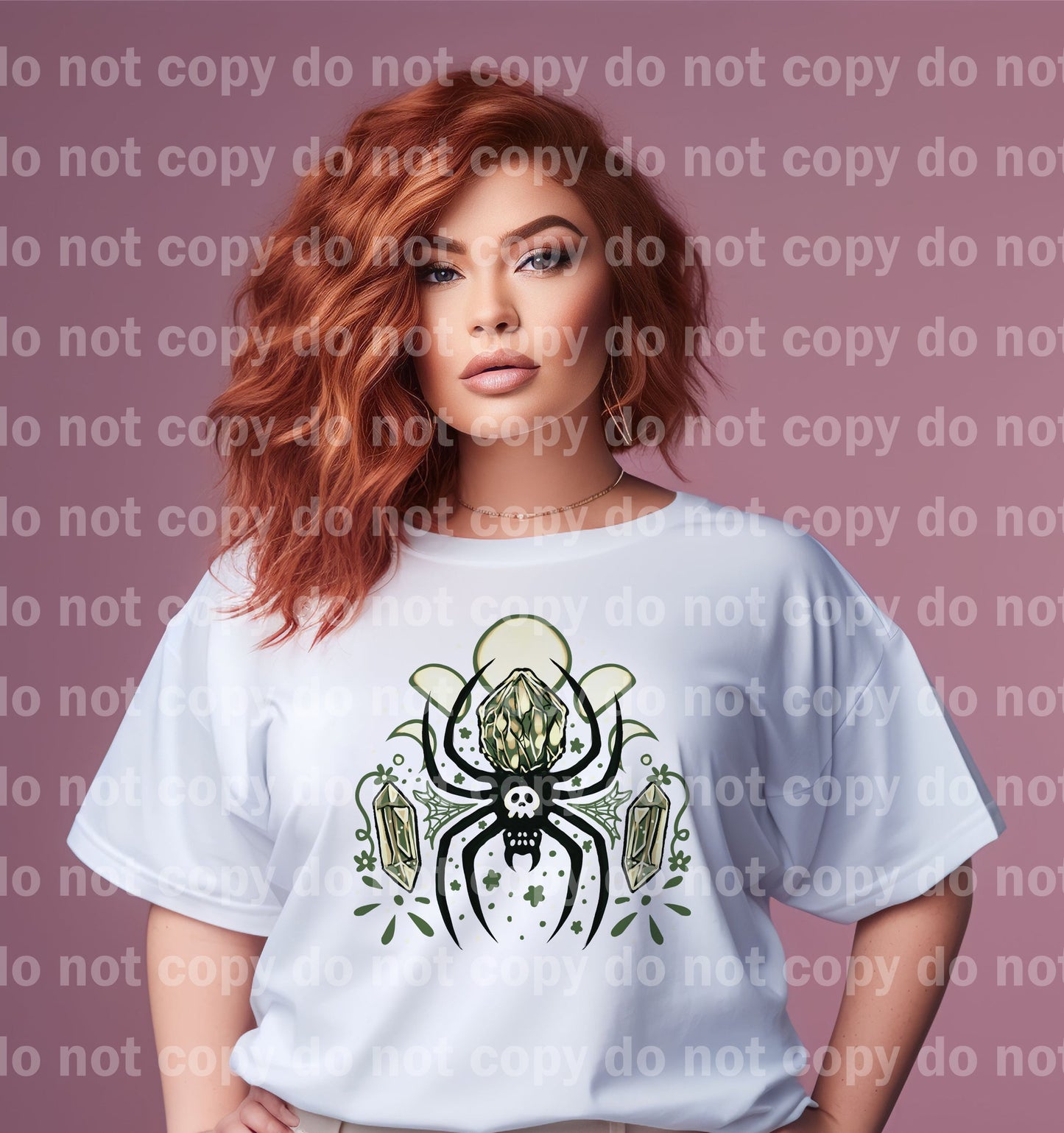 Crystal Spider Dark Green/Green Dream Print or Sublimation Print
