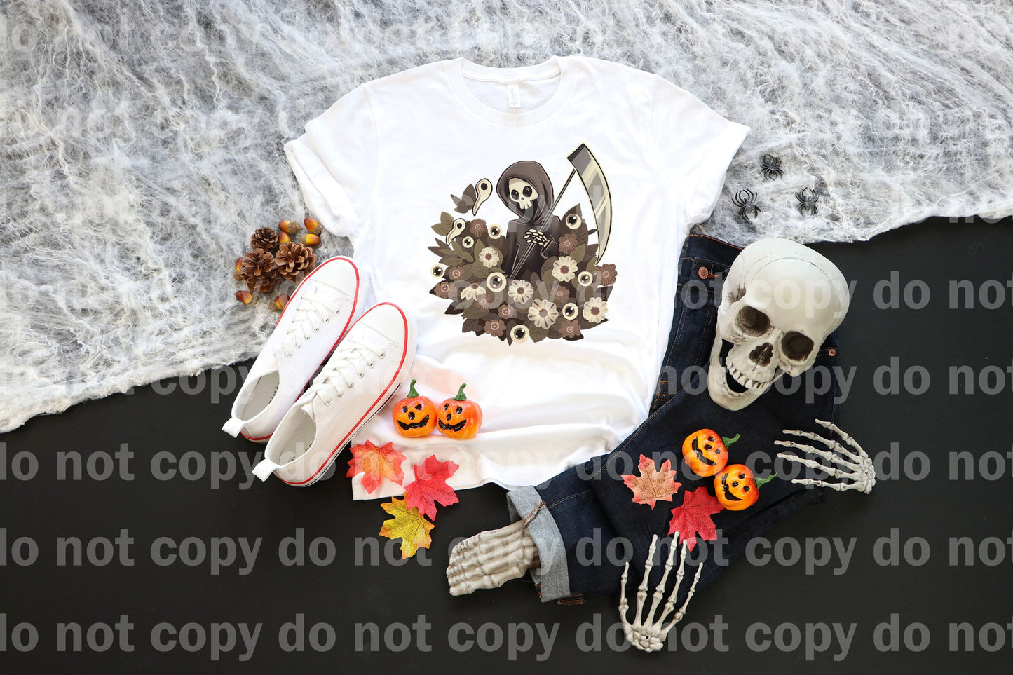 Grim Reaper Floral Dream Print or Sublimation Print