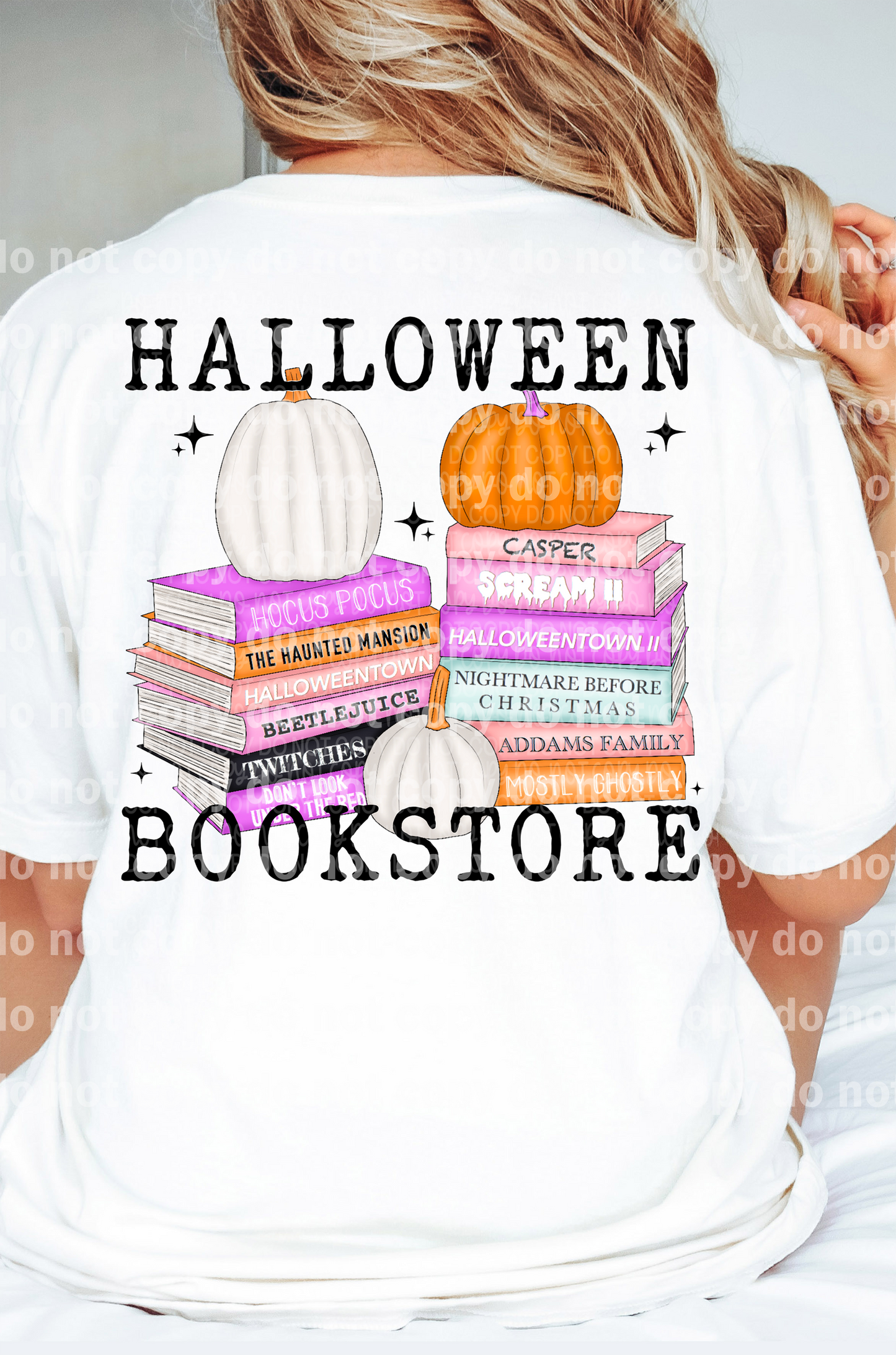 Halloween Bookstore Dream Print or Sublimation Print