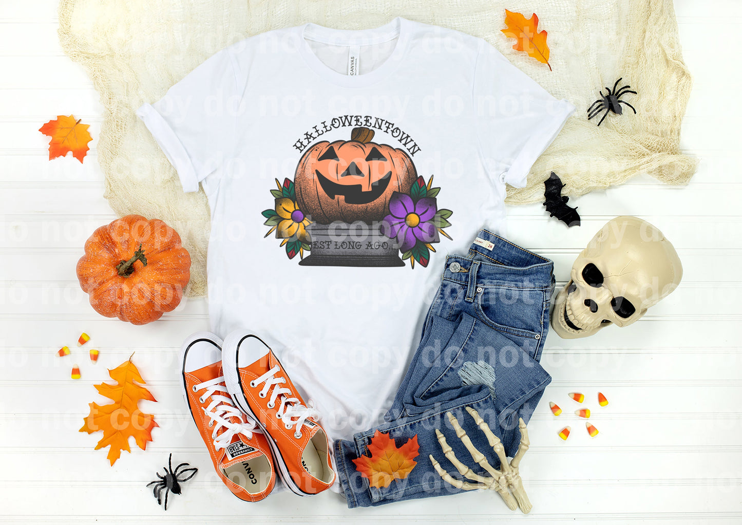 Halloween Town Pumpkin Est Long Ago Dream Print or Sublimation Print