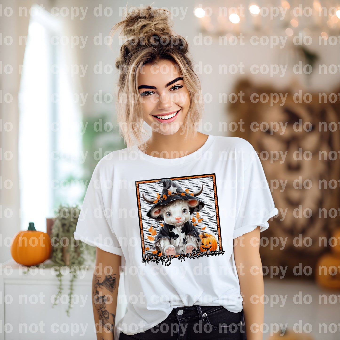 Happy Halloween Calf Dream Print or Sublimation Print