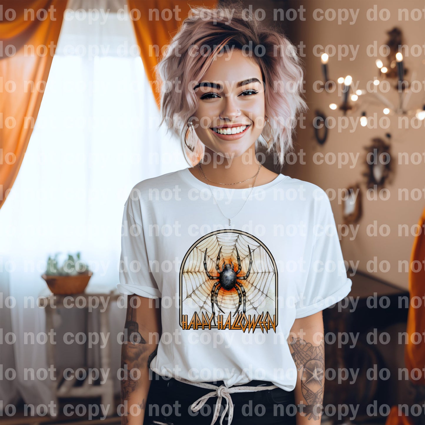 Happy Halloween Spider Dream Print or Sublimation Print