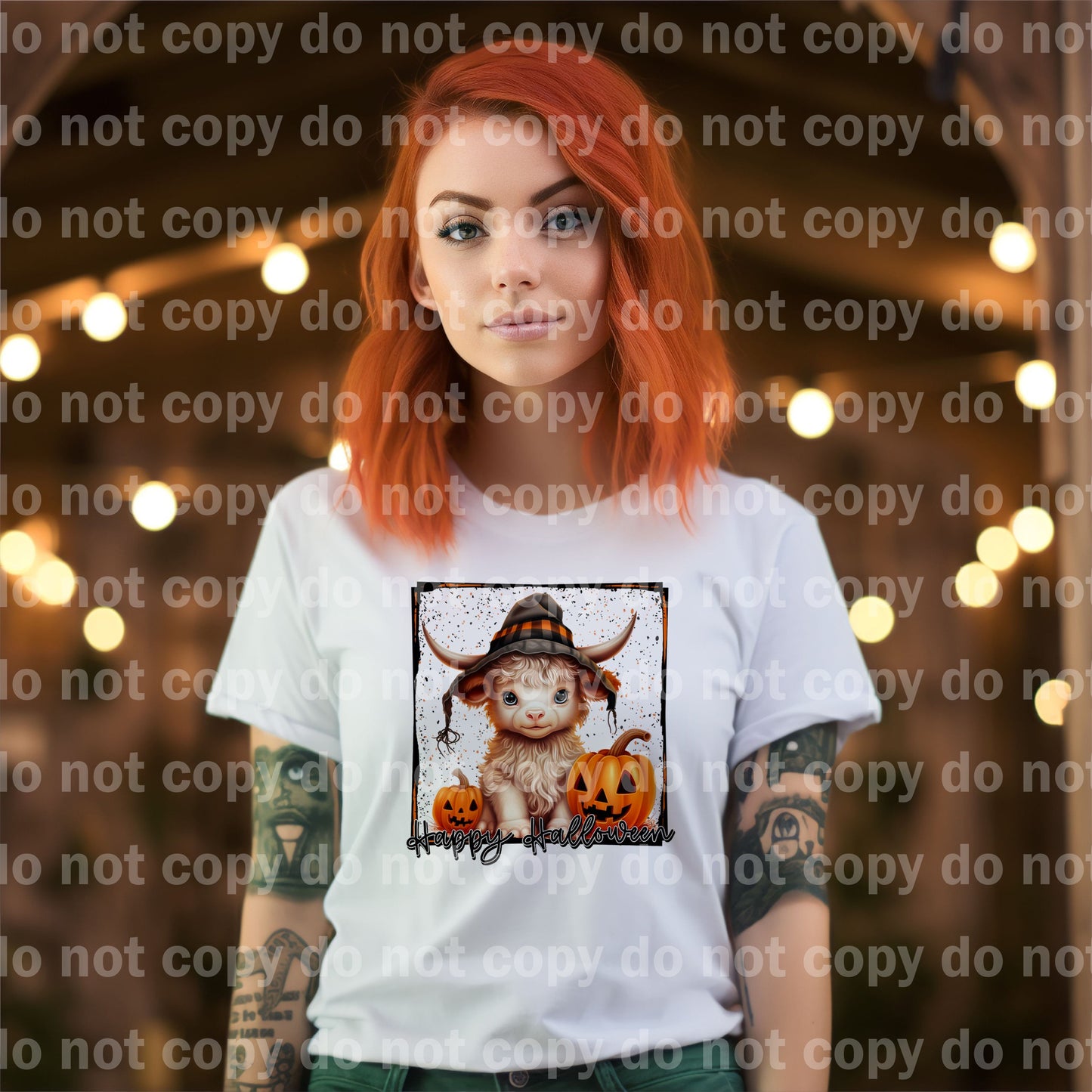 Happy Halloween Baby Heifer Dream Print or Sublimation Print