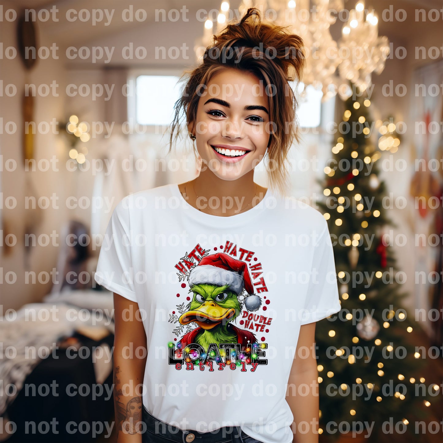 Hate Double Hate Duck Dream Print or Sublimation Print