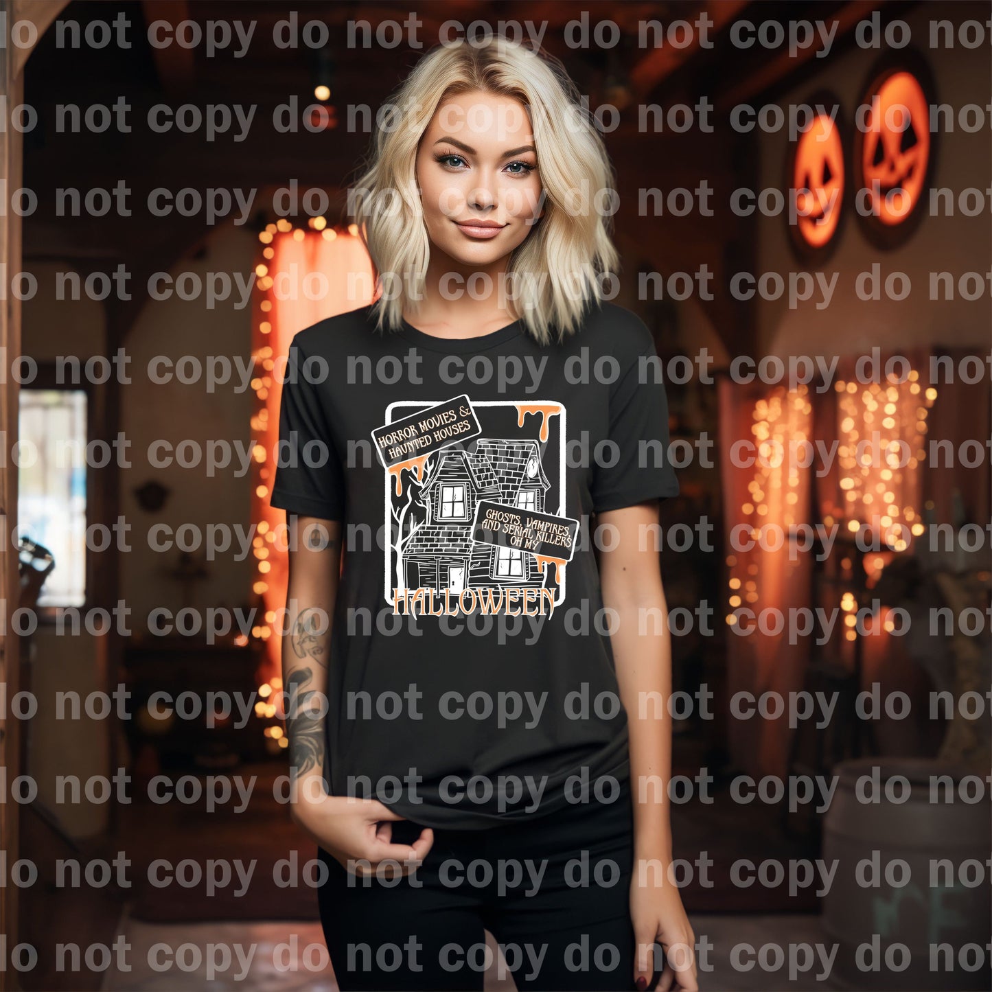 Horror Movies And Haunted Houses Dream Print or Sublimation Print