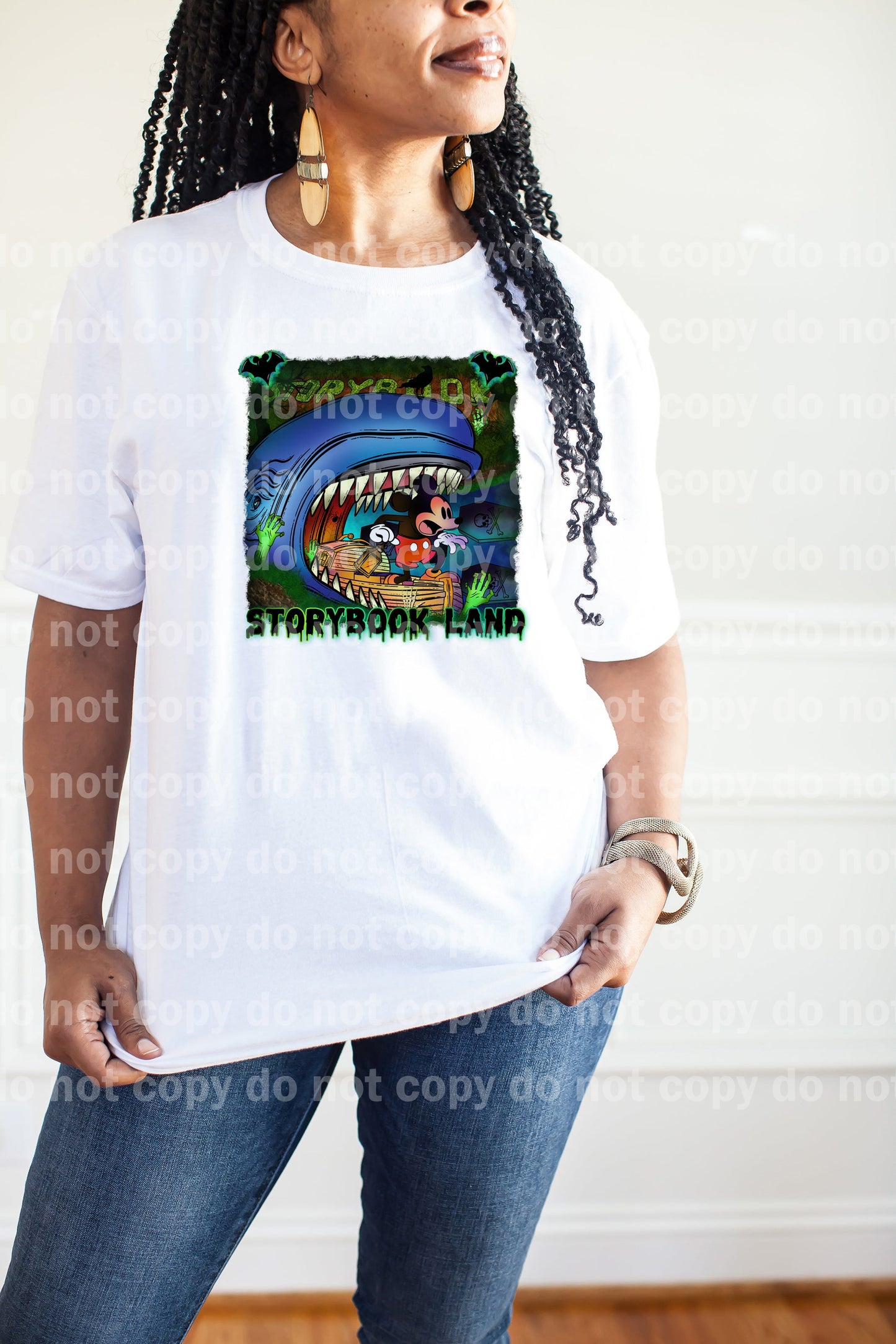 Haunted Storybook Land Distressed/Non Distressed Dream Print or Sublimation Print