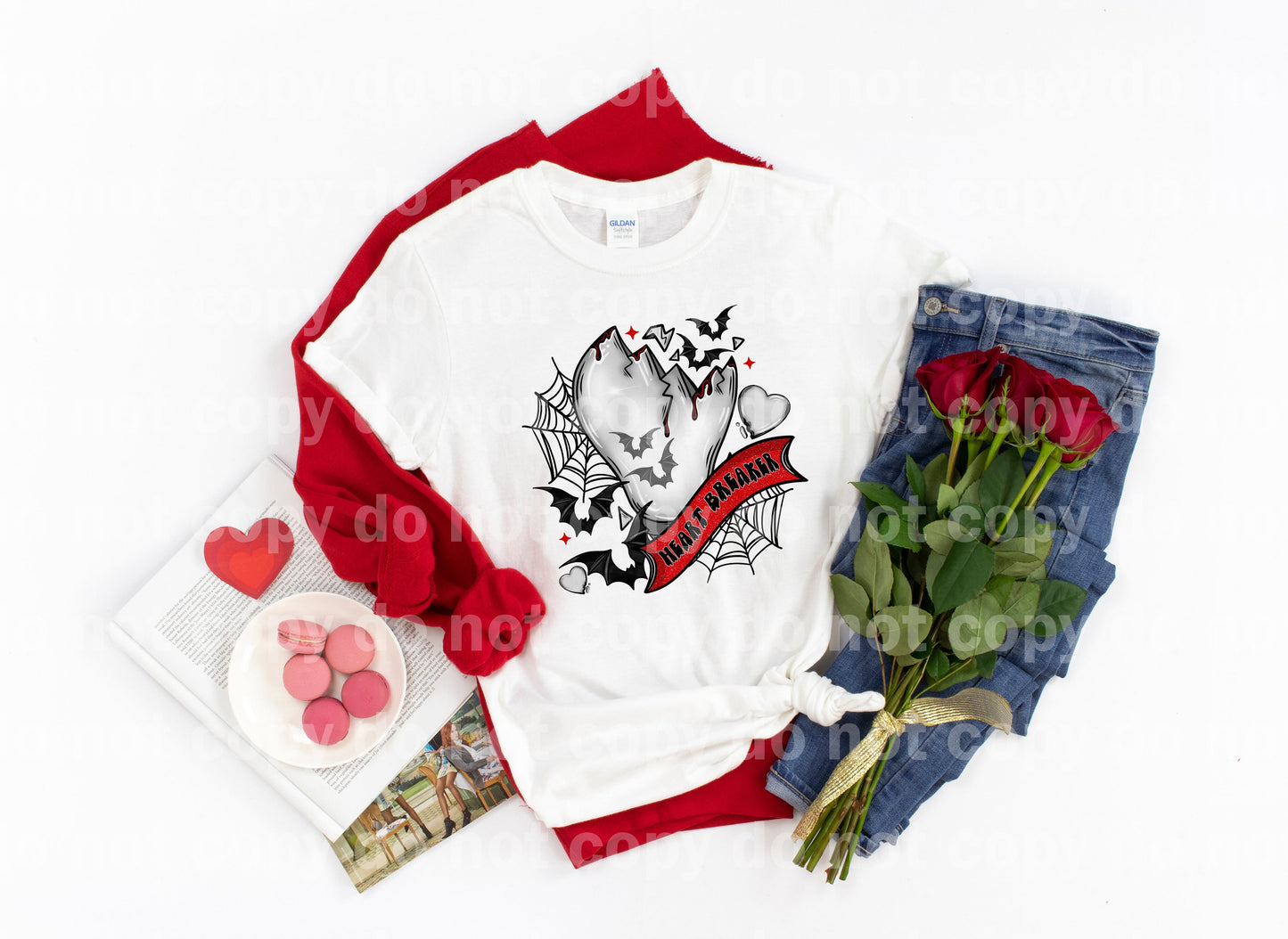 Heart Breaker Broken Bulb with Optional Two Rows Sleeve Designs Dream Print or Sublimation Print