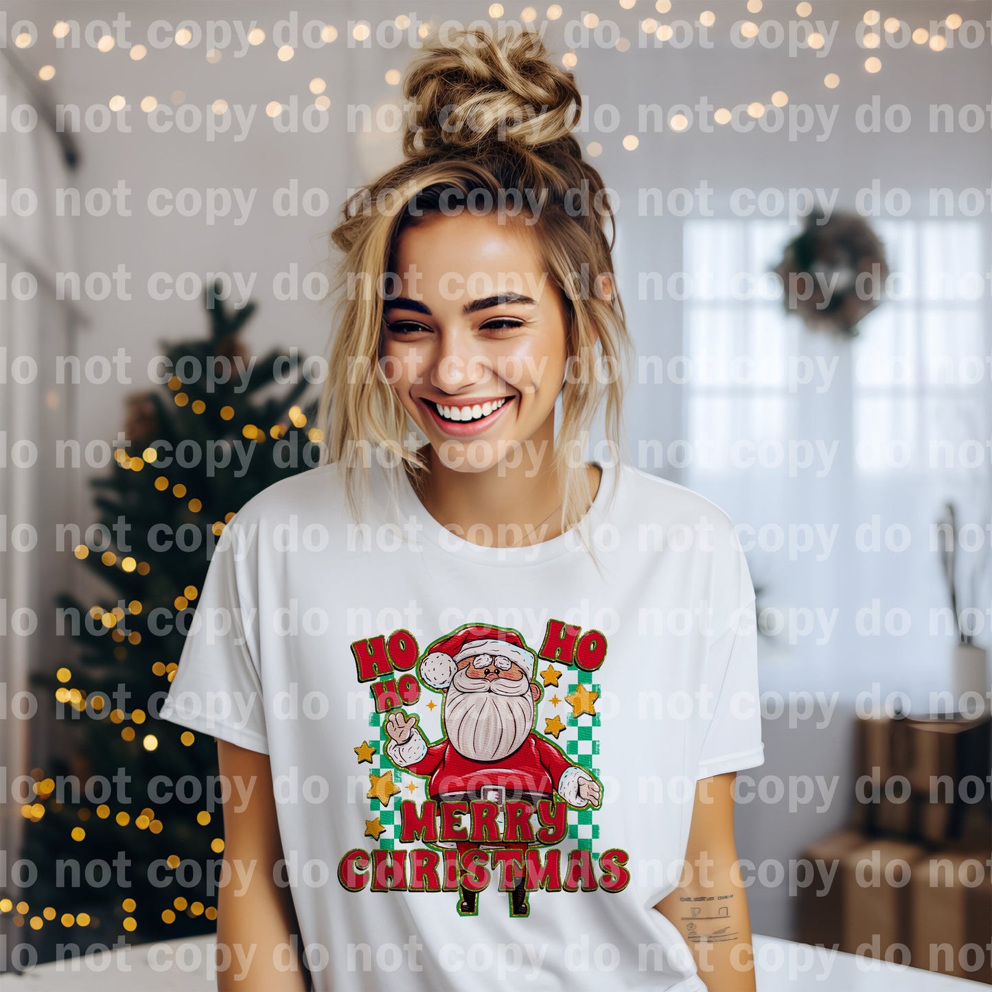 Hohoho Feliz Navidad Santa Dream Impresión o Impresión de Sublimación