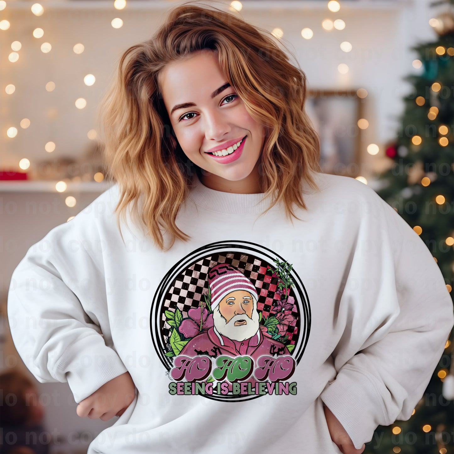 Ho Ho Ho Seeing Is Believing Dream Print or Sublimation Print