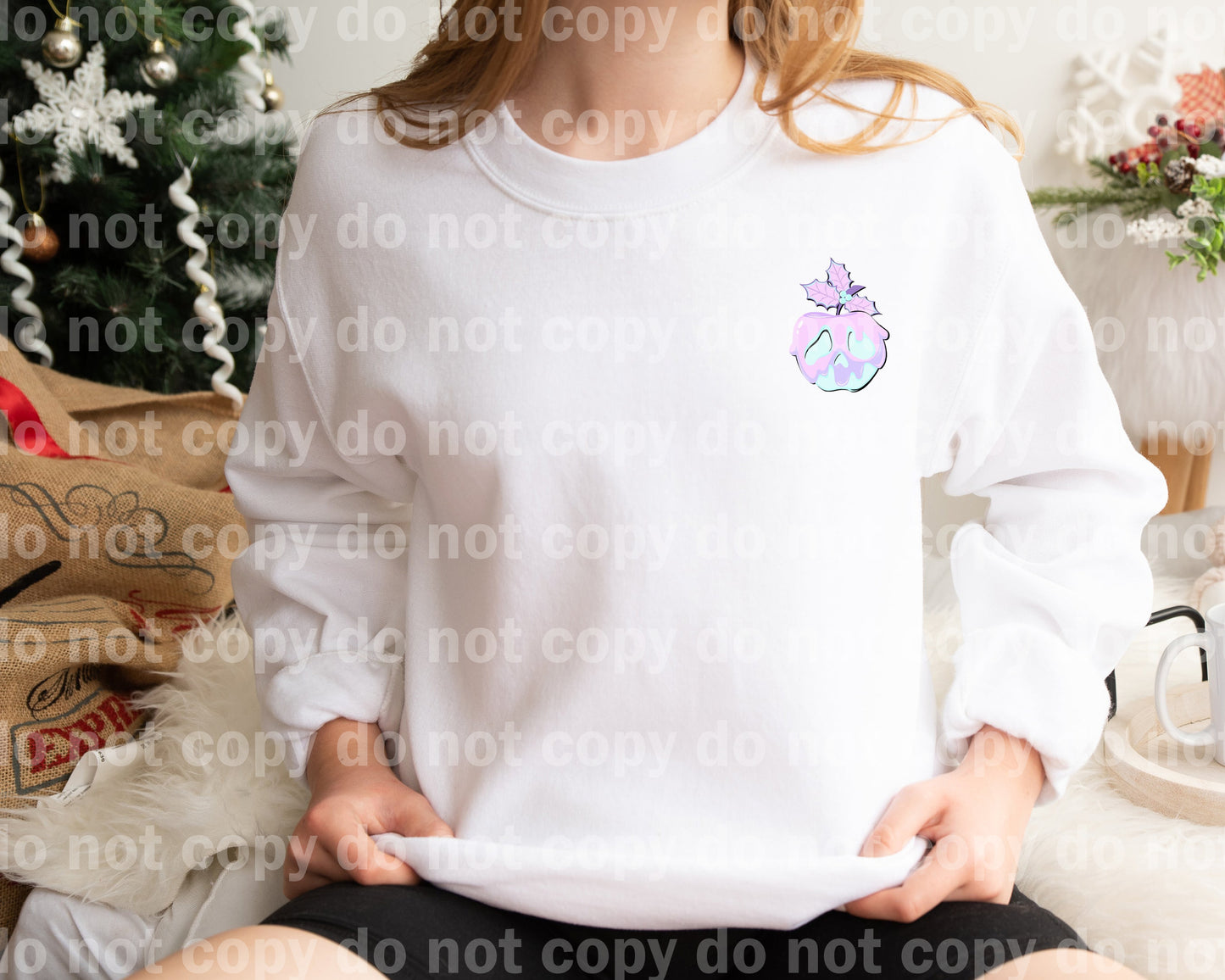 Holly Jolly Poison Apple Pastel with Pocket Option Dream Print or Sublimation Print