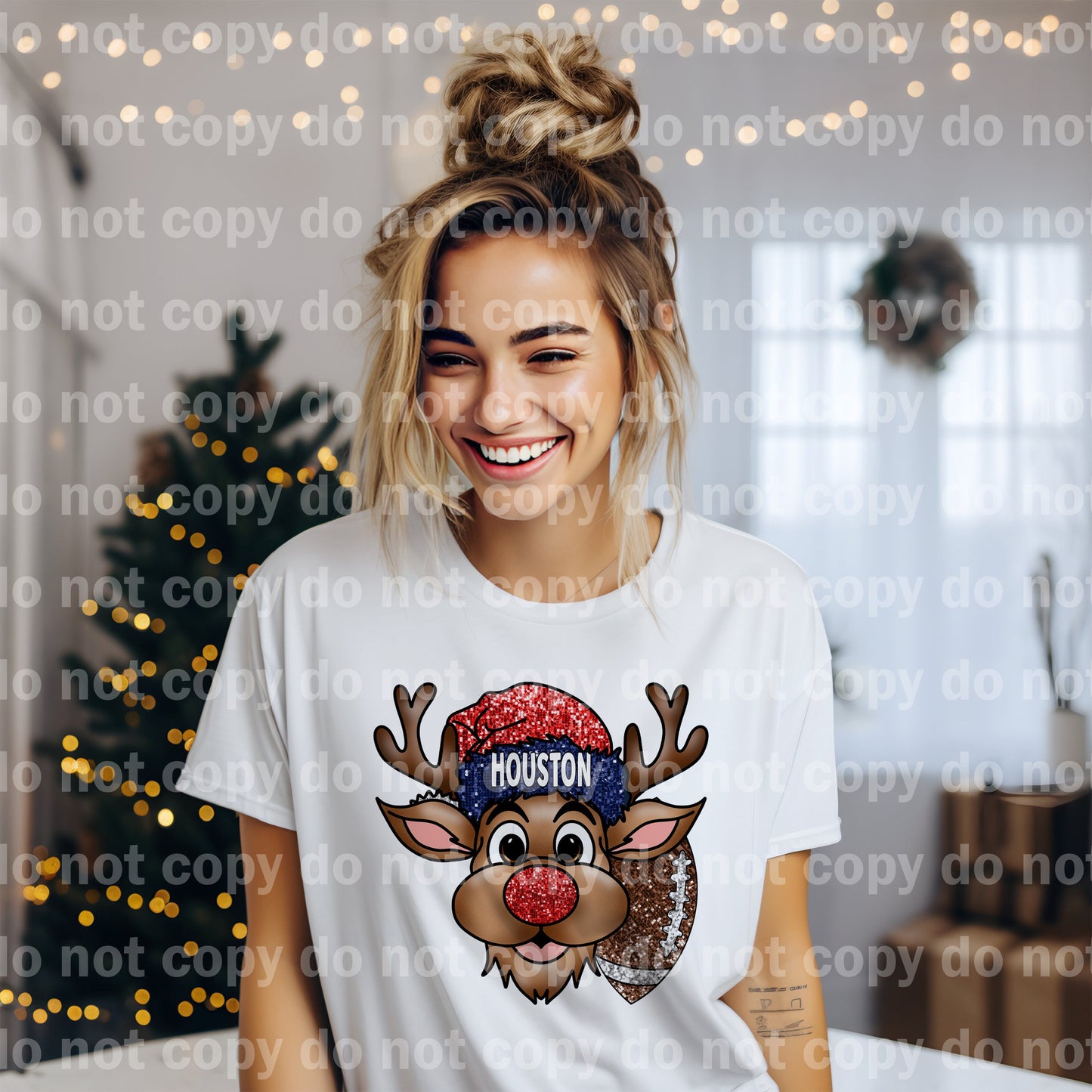 Houston Reindeer Dream Print or Sublimation Print