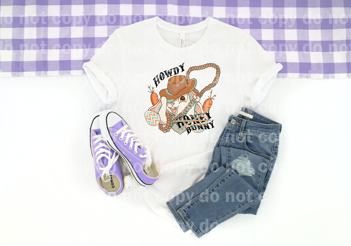 Howdy Bunny Dream Print or Sublimation Print