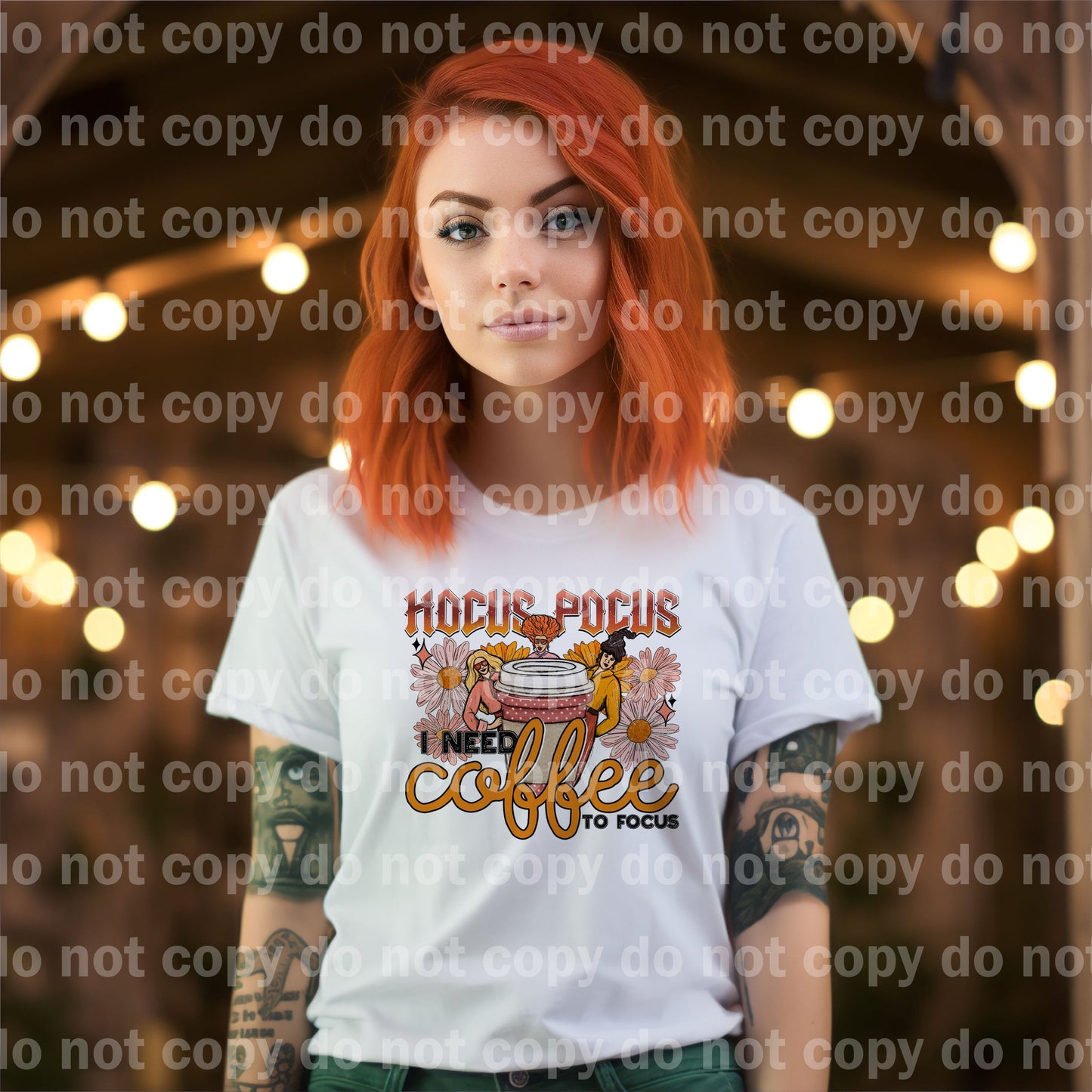 HP I Need Coffee To Focus Dream Print or Sublimation Print