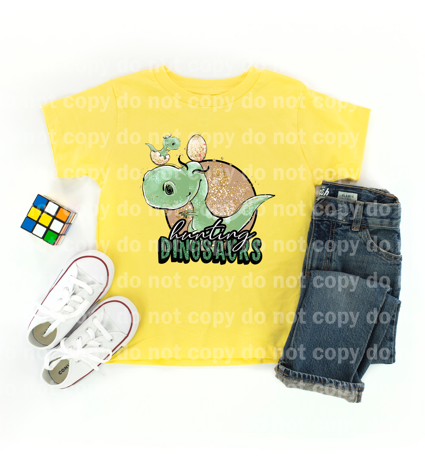 Impresión de sueños de dinosaurios de caza o impresión de sublimación