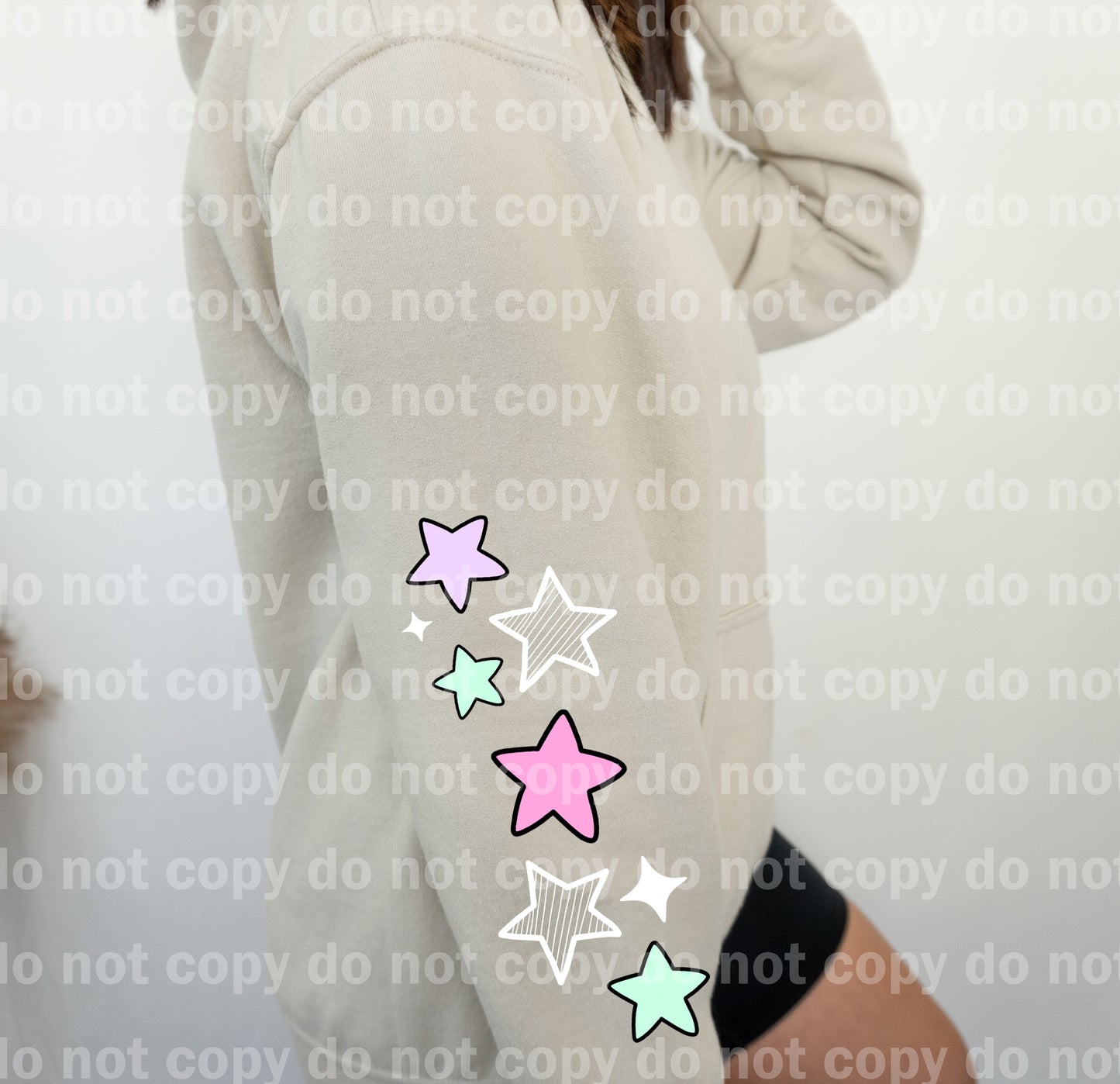 I Don't Mind Being The Villain White Outline With Optional Two Rows Sleeve Designs Dream Print or Sublimation Print
