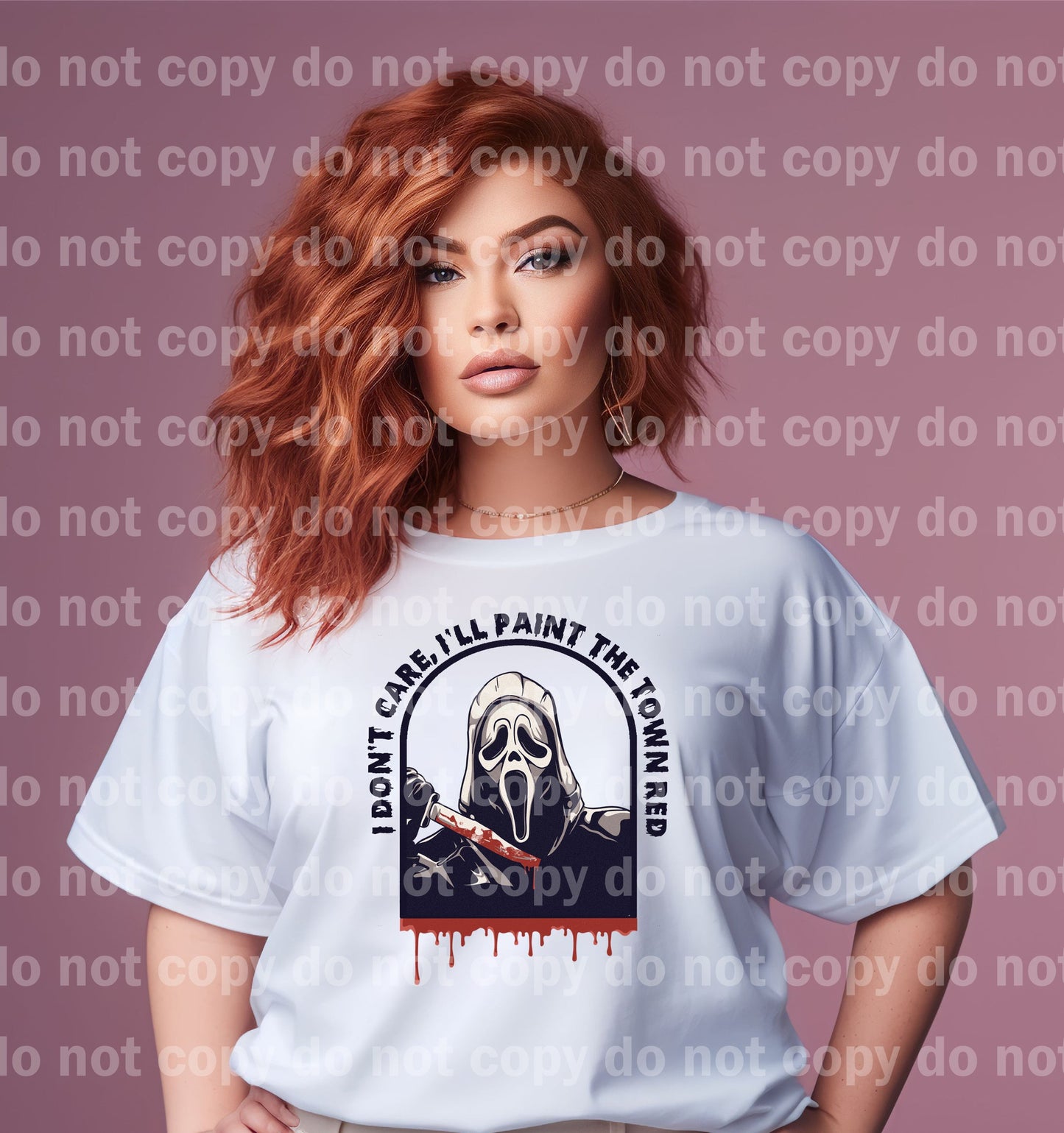 I Don't Care I'll Paint The Town Red Dream Print or Sublimation Print