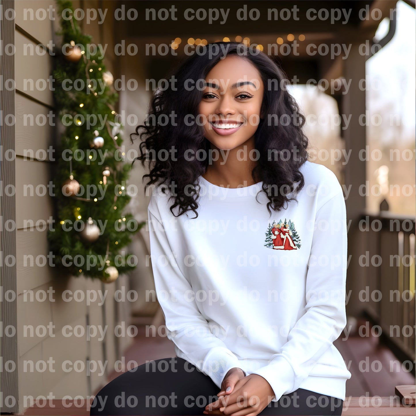 I'm Dreaming Of A White Christmas with Pocket Option Dream Print or Sublimation Print