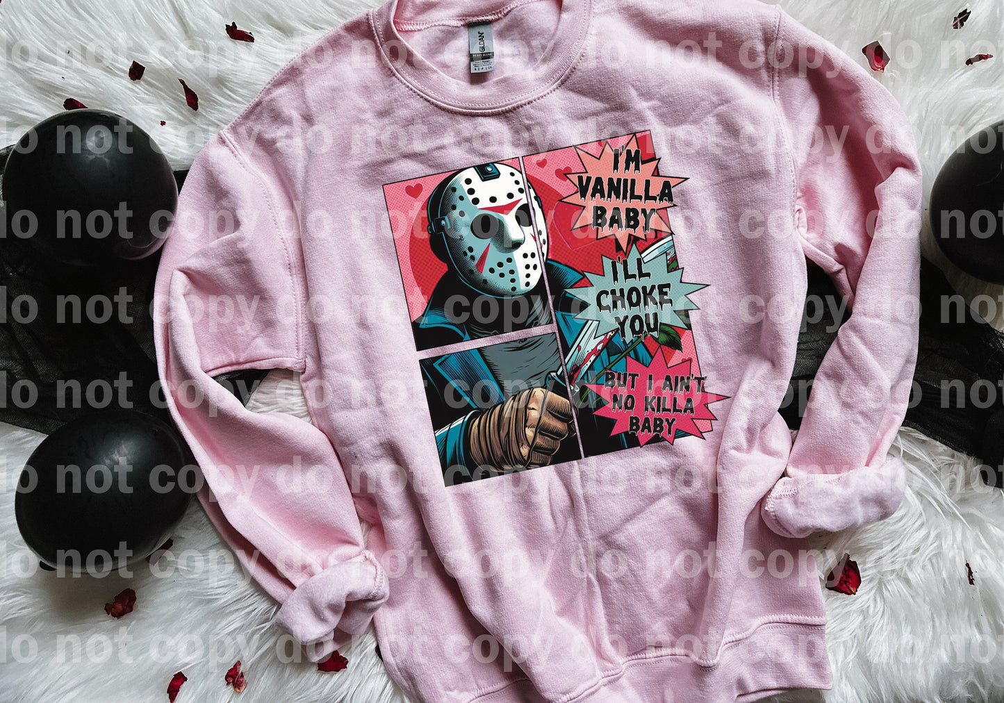 Soy Vanilla Baby, te estrangularé, pero no soy ningún Killa Baby Jason Dream Print o Sublimation Print