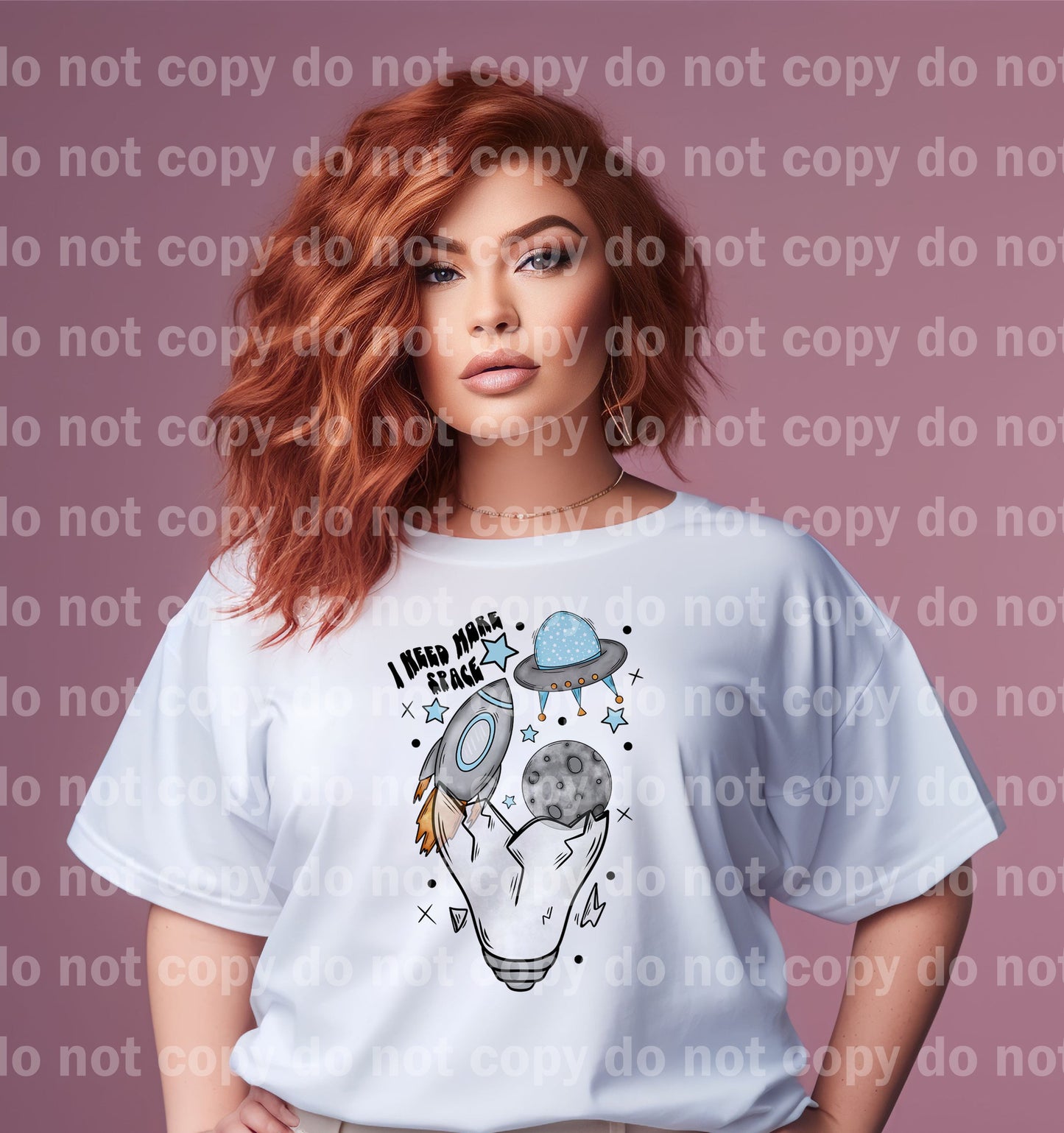 I Need More Space with Optional Two Rows Sleeve Designs Dream Print or Sublimation Print