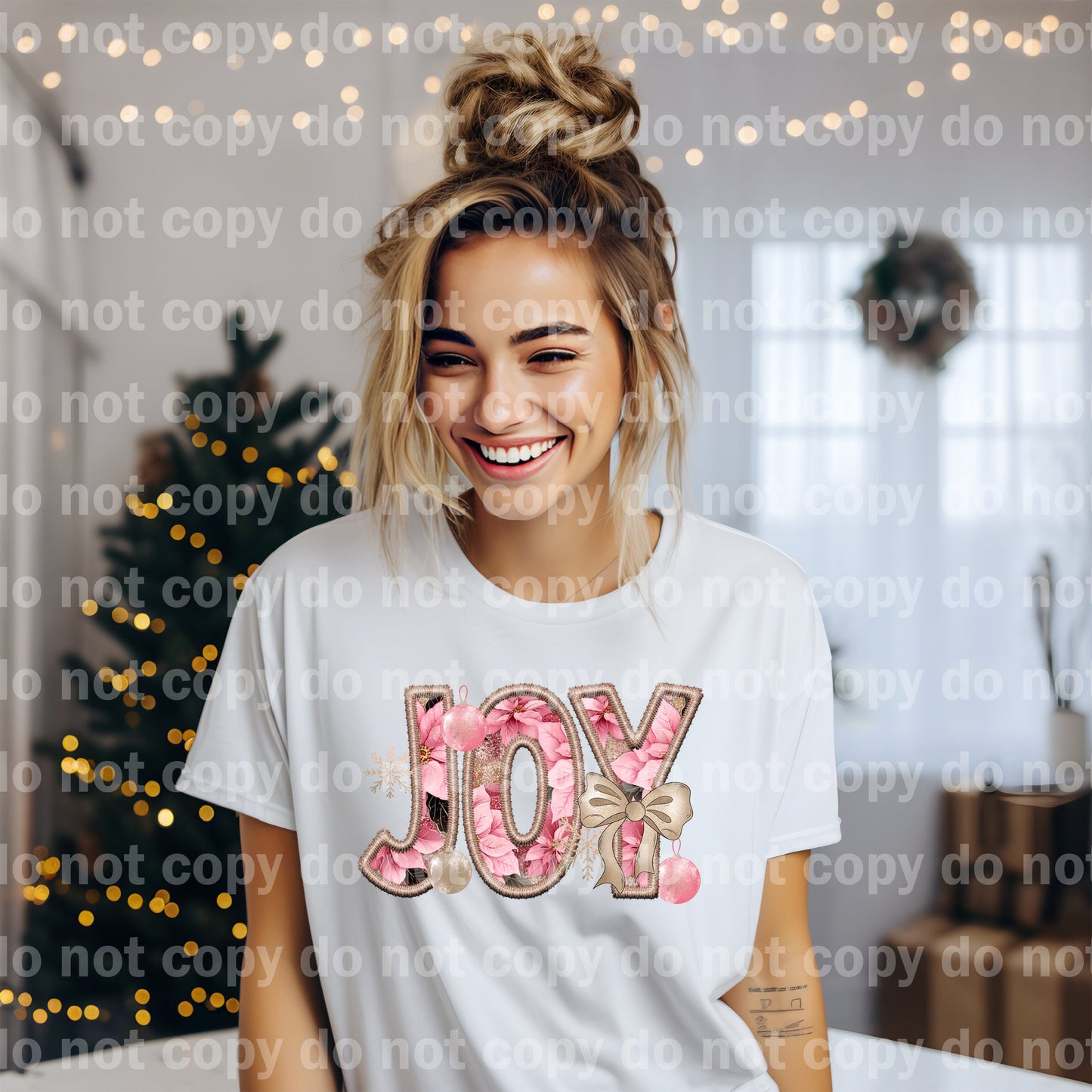 Joy Floral Bordado Sueño Estampado o Estampado por Sublimación