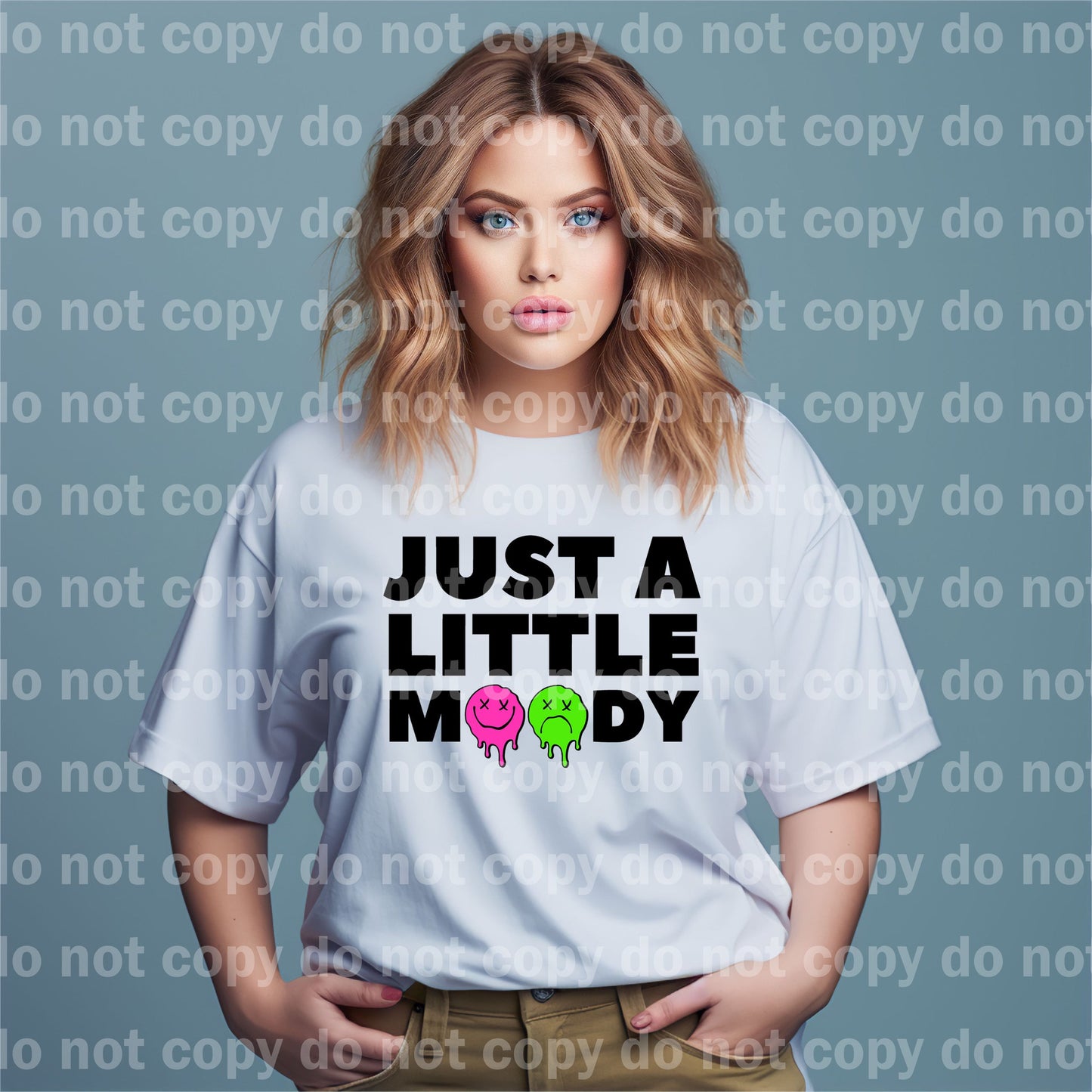 Just A Little Moody Smiley Dream Print or Sublimation Print