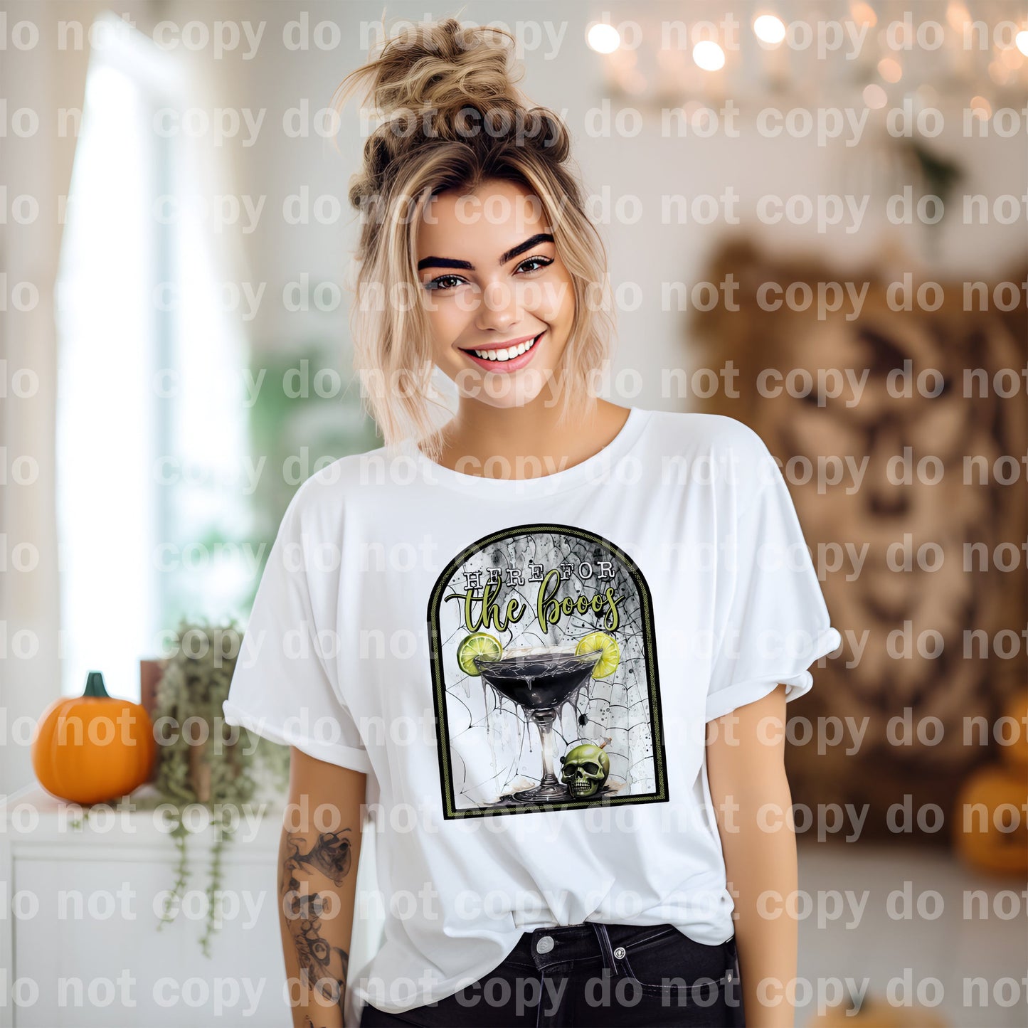 Here For The Booos Green Dream Print or Sublimation Print