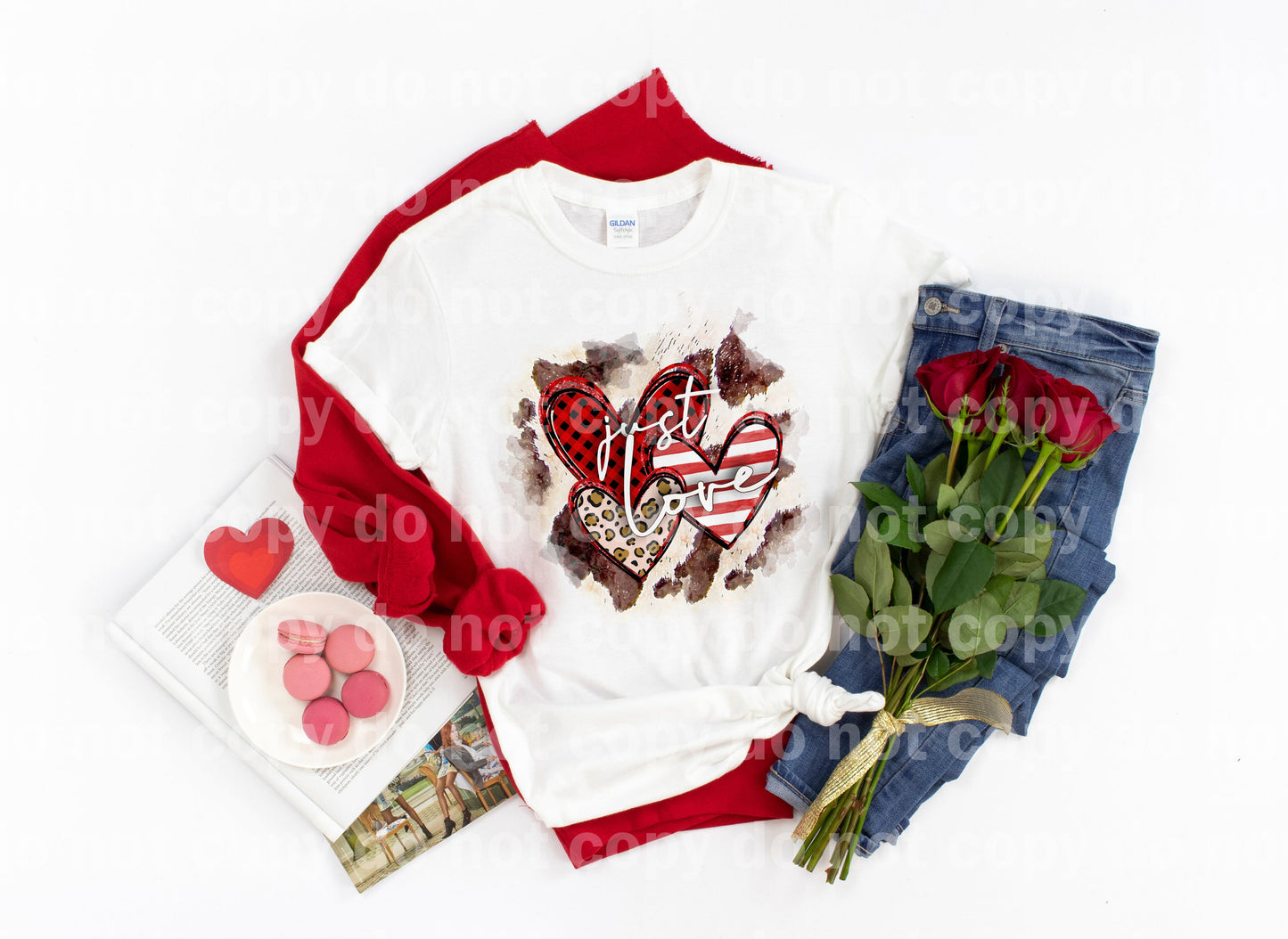 Just Love Hearts Dream Print or Sublimation Print