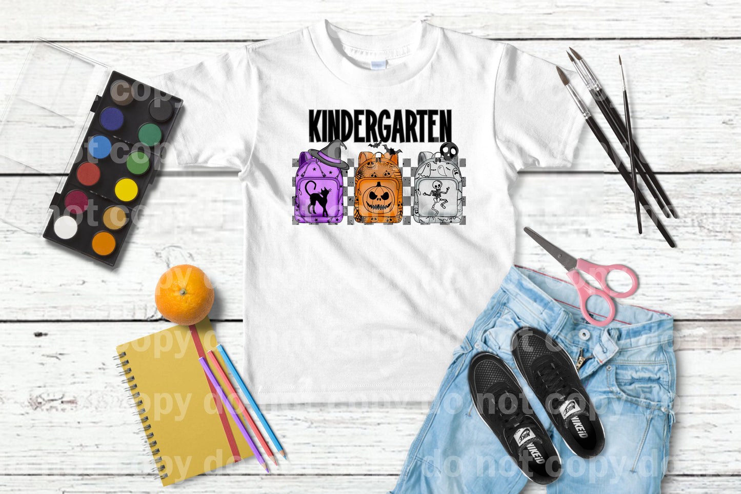 Kindergarten Spooky Backpack Dream Print or Sublimation Print