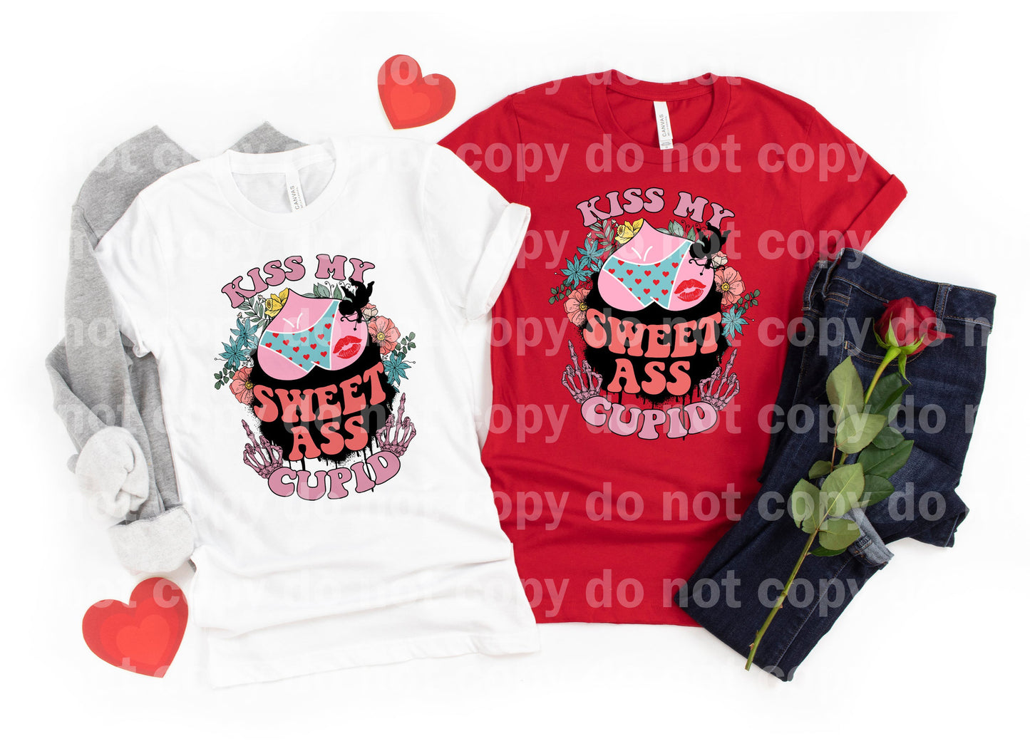 Kiss My Sweet Ass Cupid Dream Print or Sublimation Print