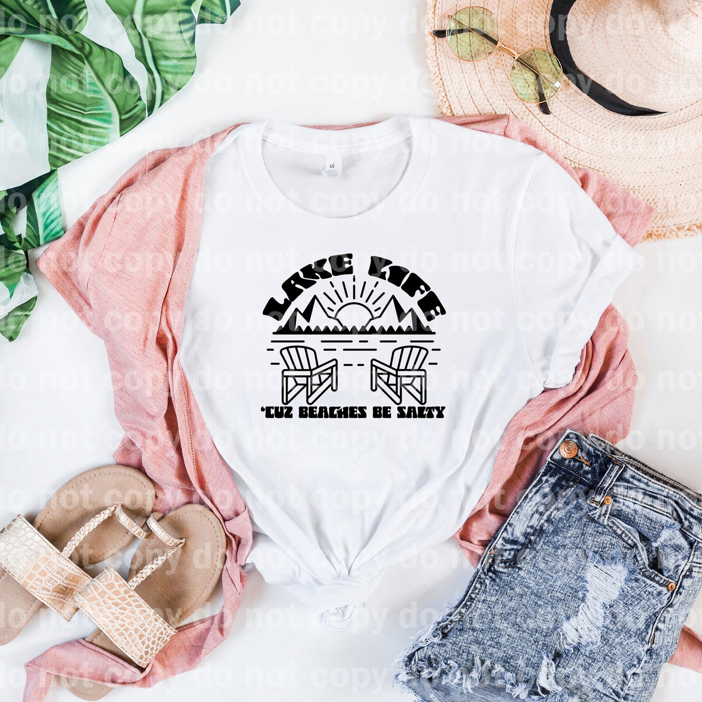 Lake Life Cuz Beaches Be Salty Dream Print or Sublimation Print