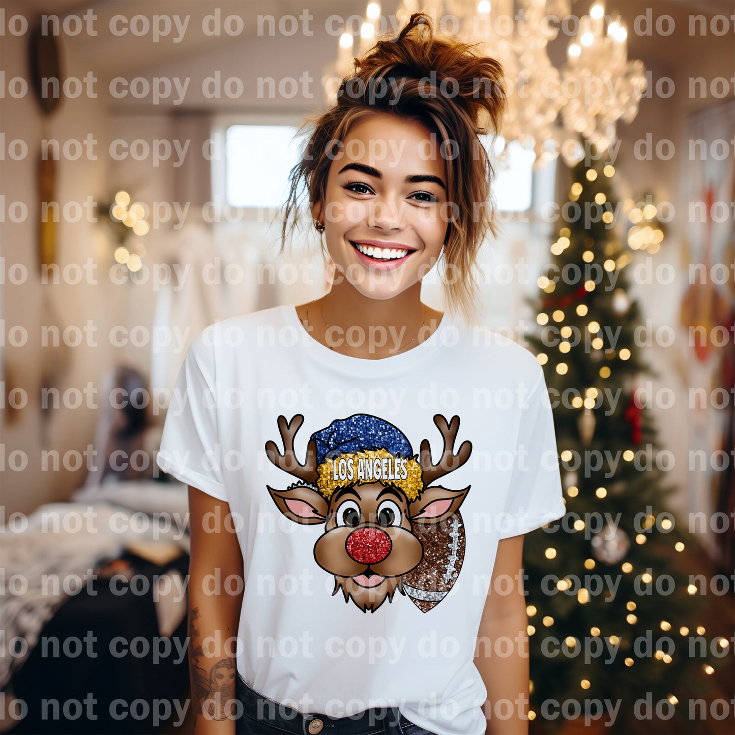 Lar Reindeer Dream Print or Sublimation Print