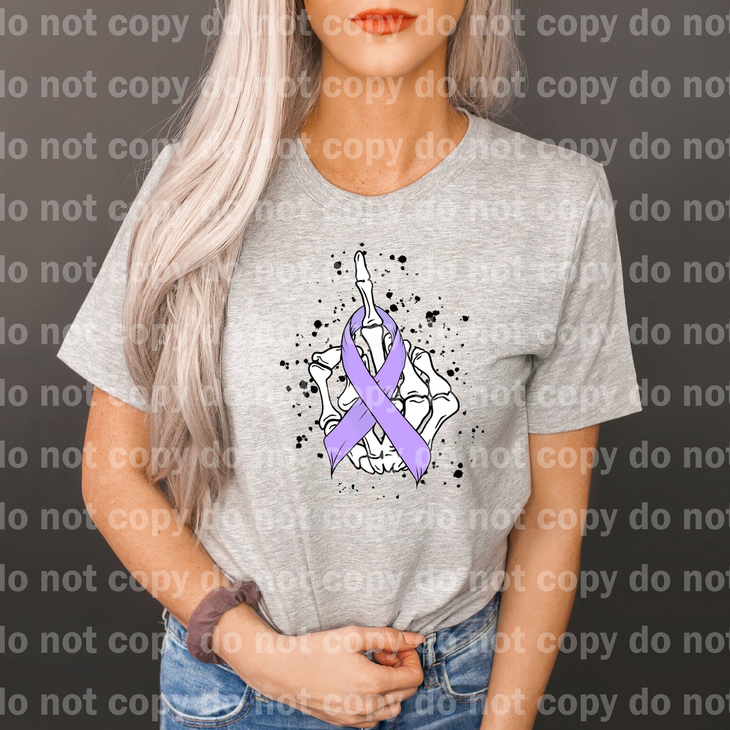 Lavender Cancer Ribbon Dream Print or Sublimation Print