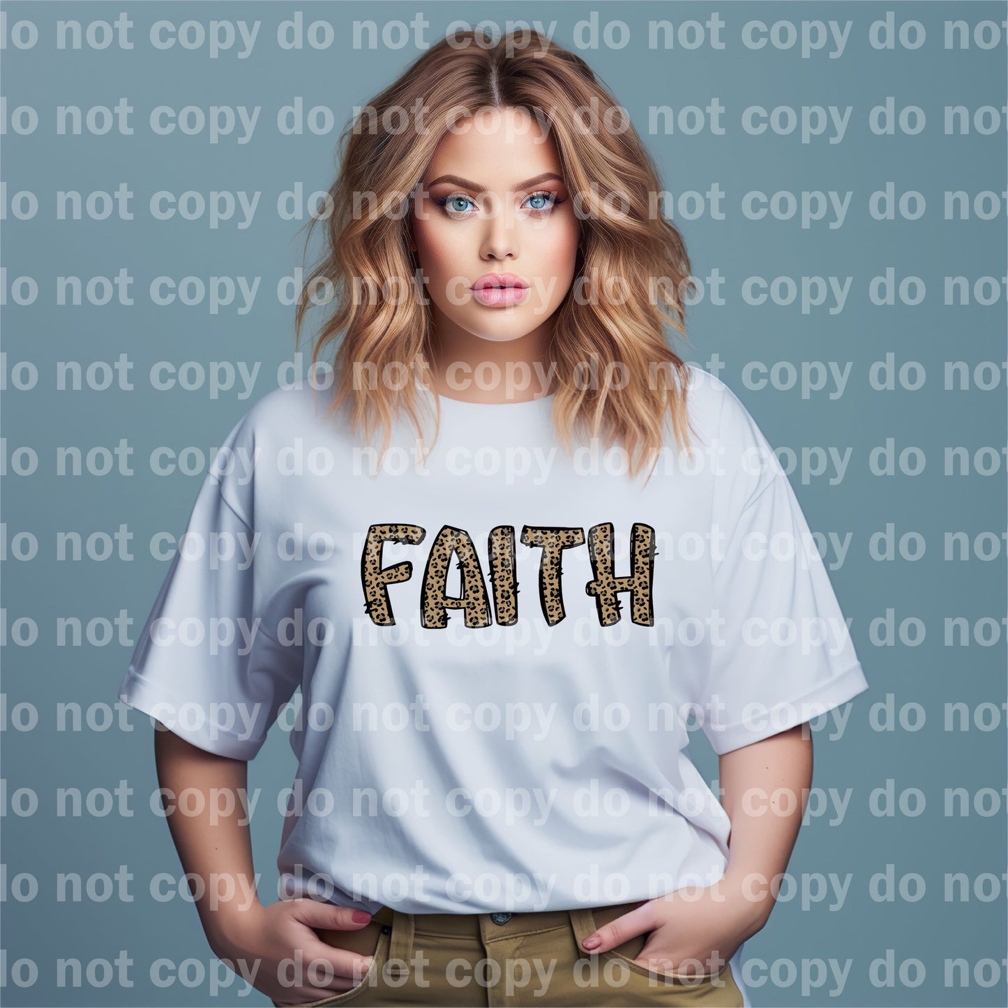 Faith Leopard Print Dream Print o Impresión por sublimación