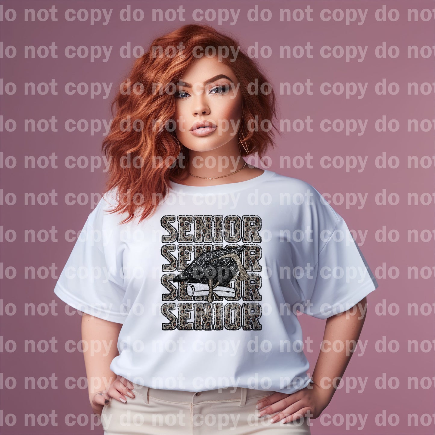 Leopard Print Senior Dream Print or Sublimation Print