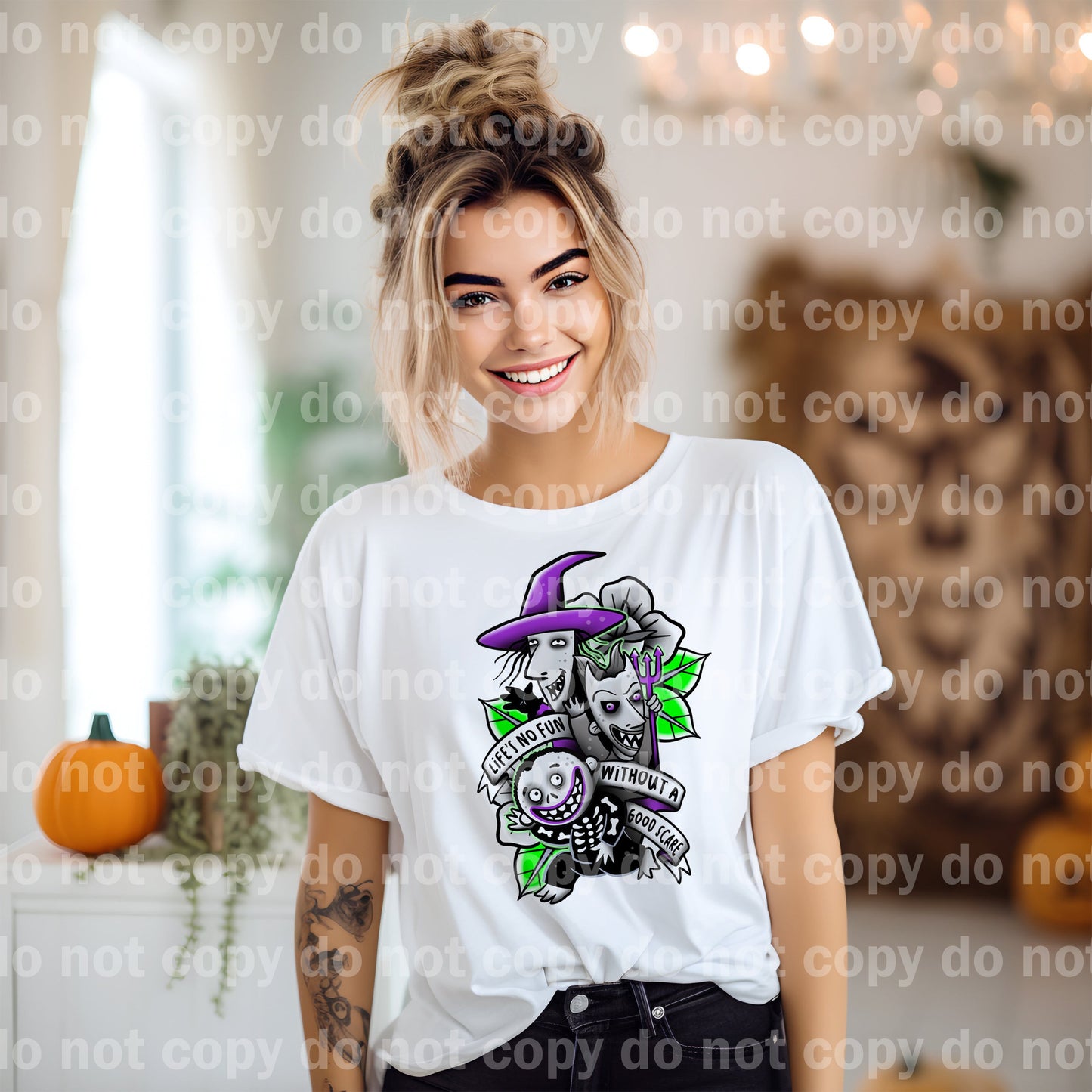 Life's No Fun Without A Good Scare Dream Print or Sublimation Print