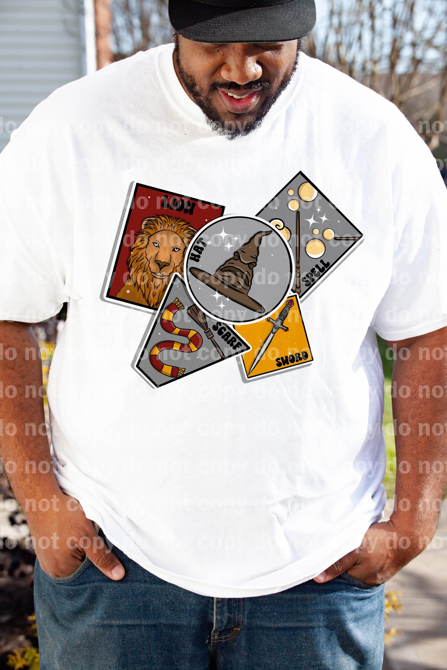 Lion Wizard Hp Tarot Cards Dream Print or Sublimation Print