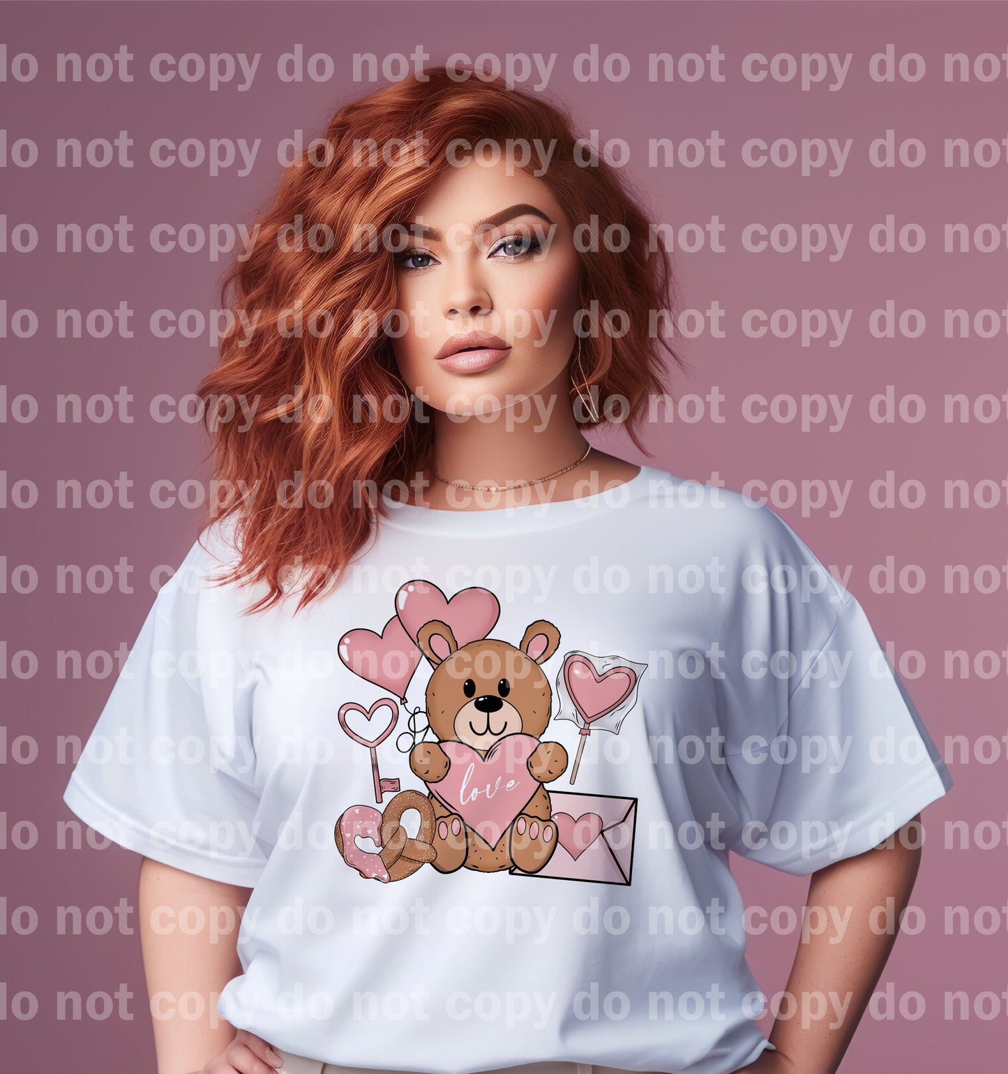 Love Bear Hearts Dream Print or Sublimation Print