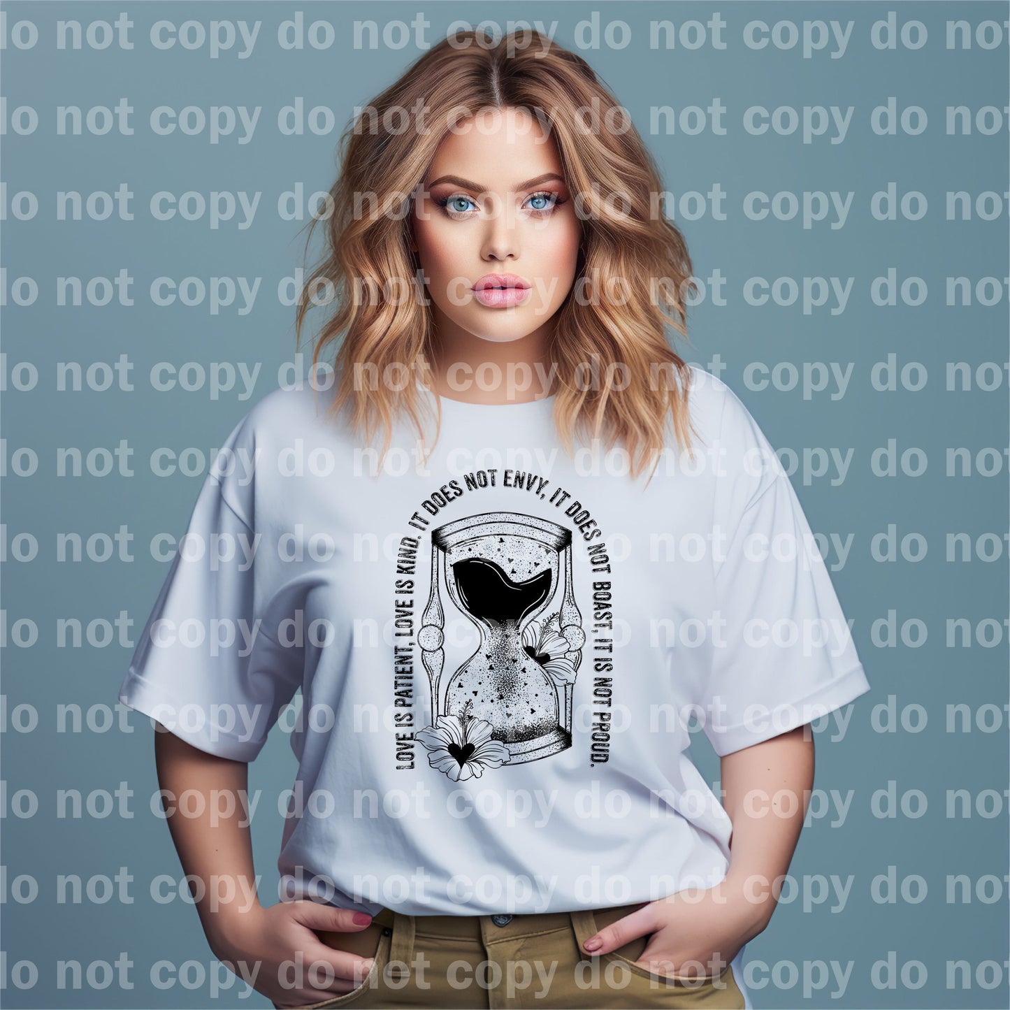 Love Is Patient Sand Time Dream Print or Sublimation Print