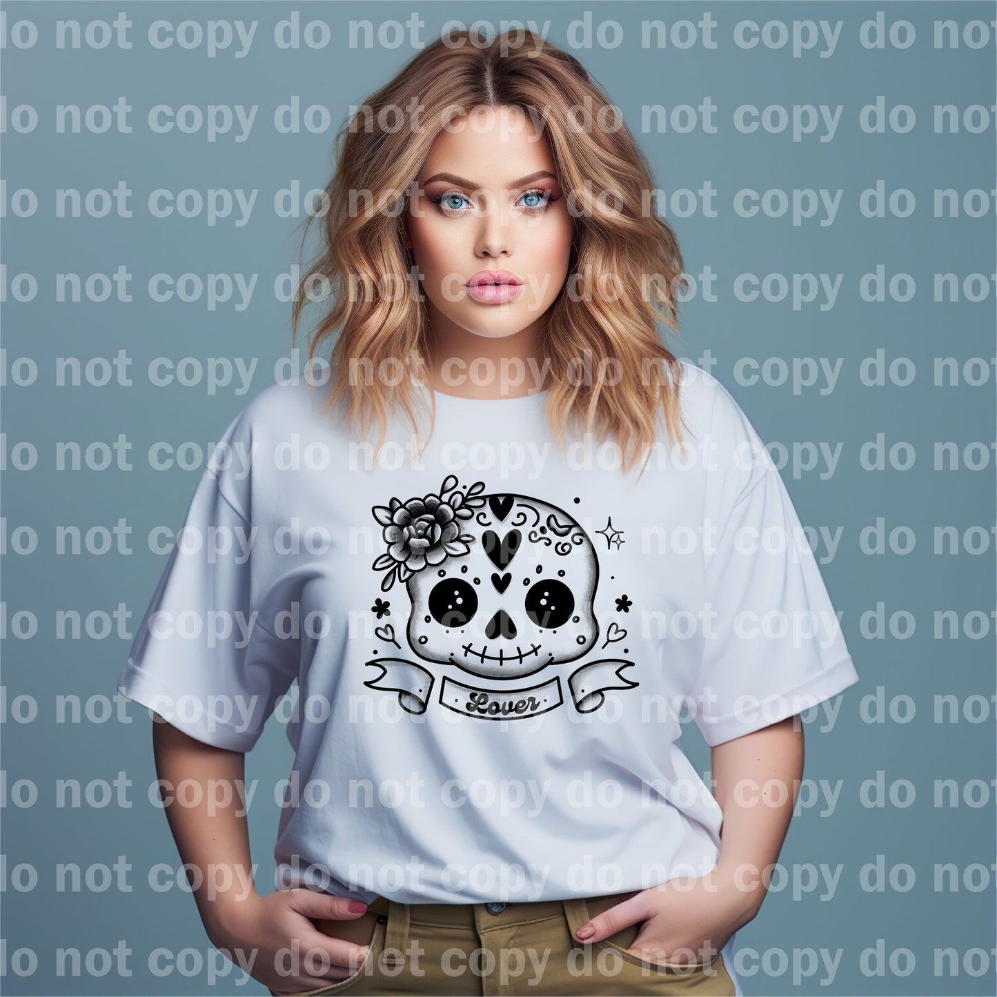 Lover Skull Dream Print or Sublimation Print