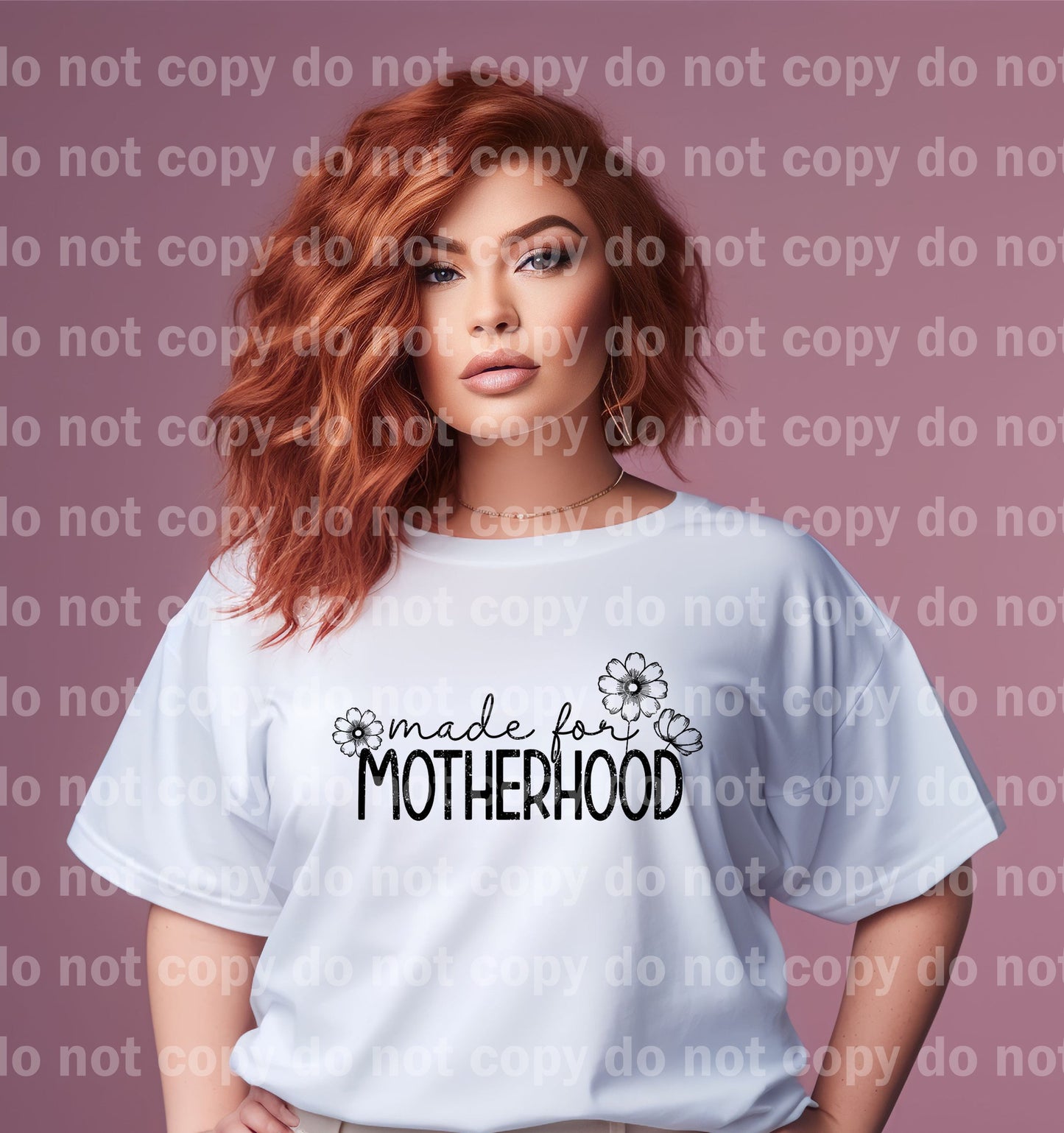 Made For Motherhood Distressed Full Color/One Color Dream Print or Sublimation Print