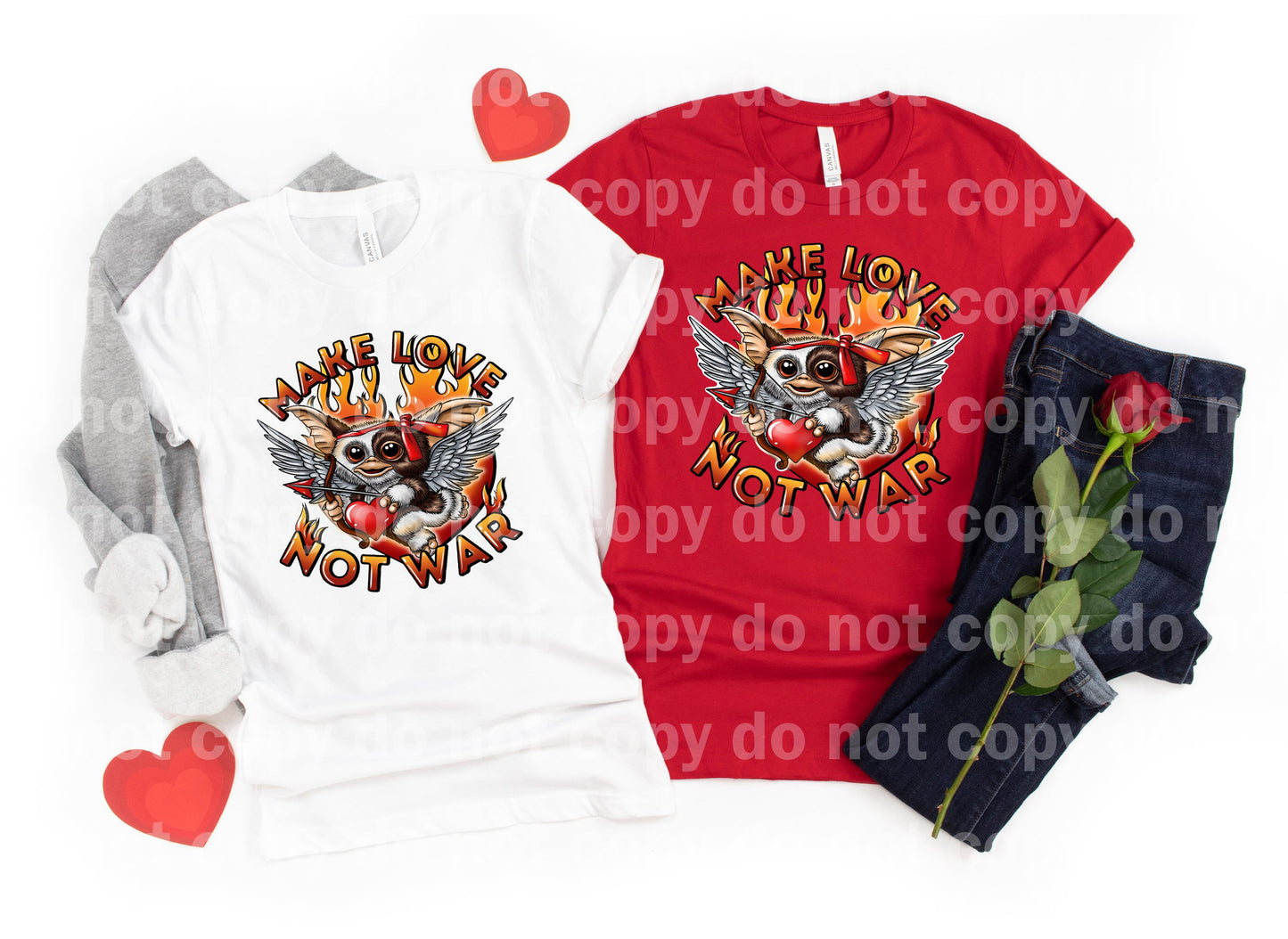 Make Love Not War Gremlin Dream Print or Sublimation Print