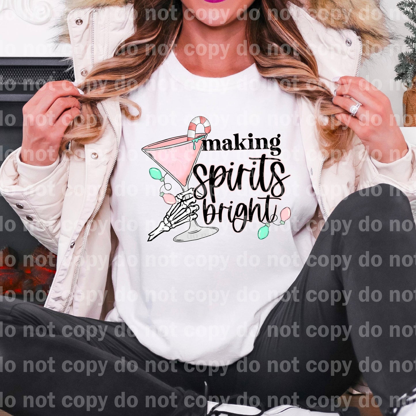 Making Spirits Bright Dream Print or Sublimation Print