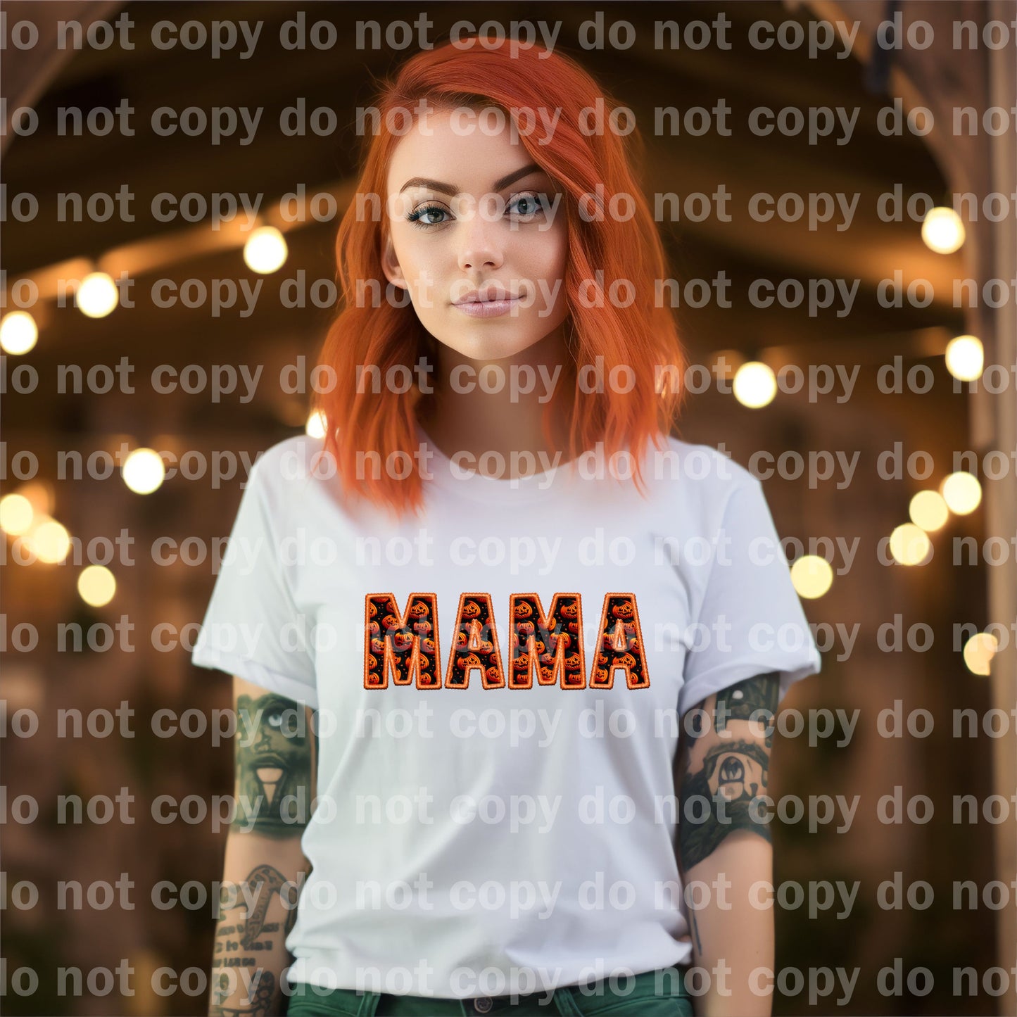 Mama Jack O Lantern Dream Print or Sublimation Print