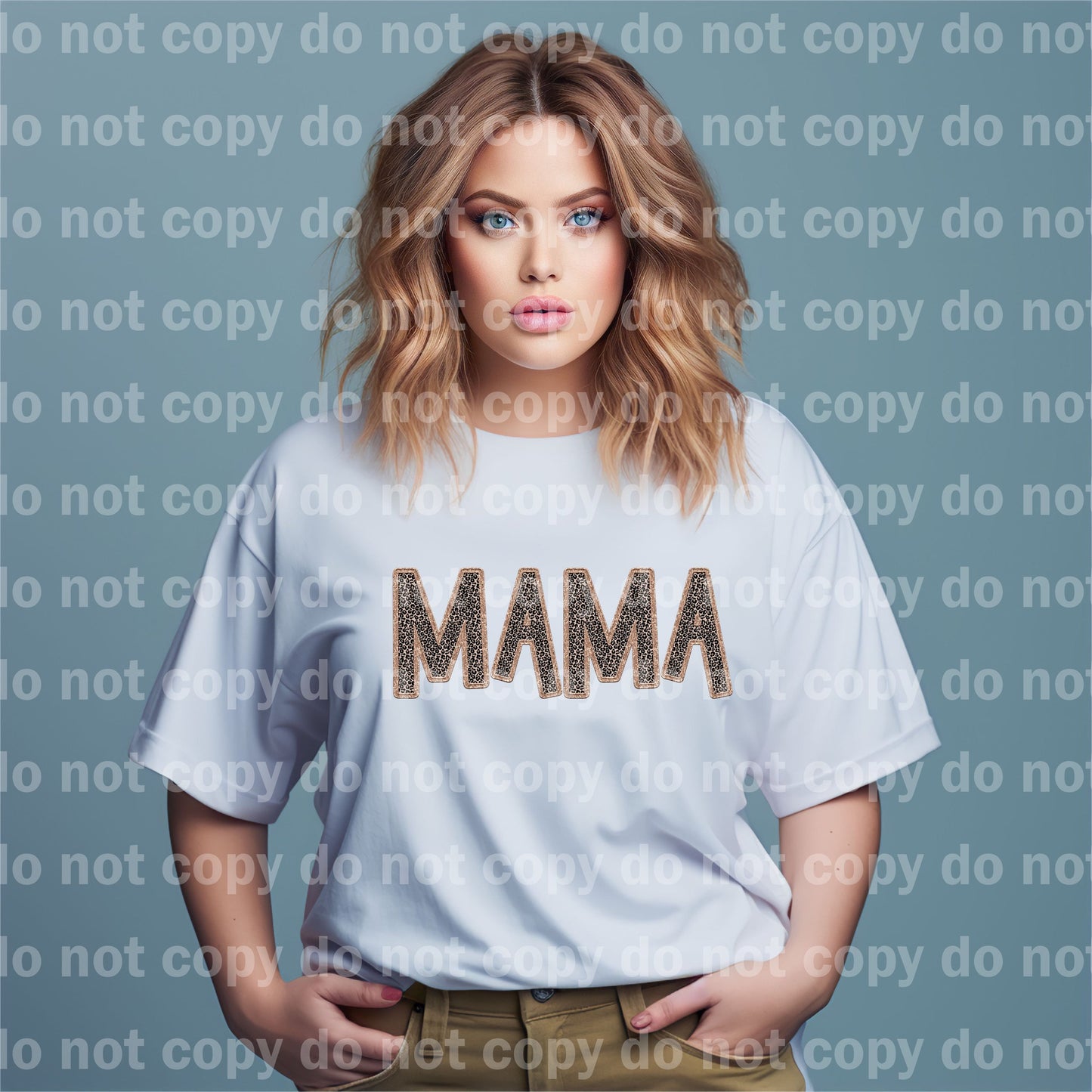 Mama Leopard Sequin Dream Print or Sublimation Print