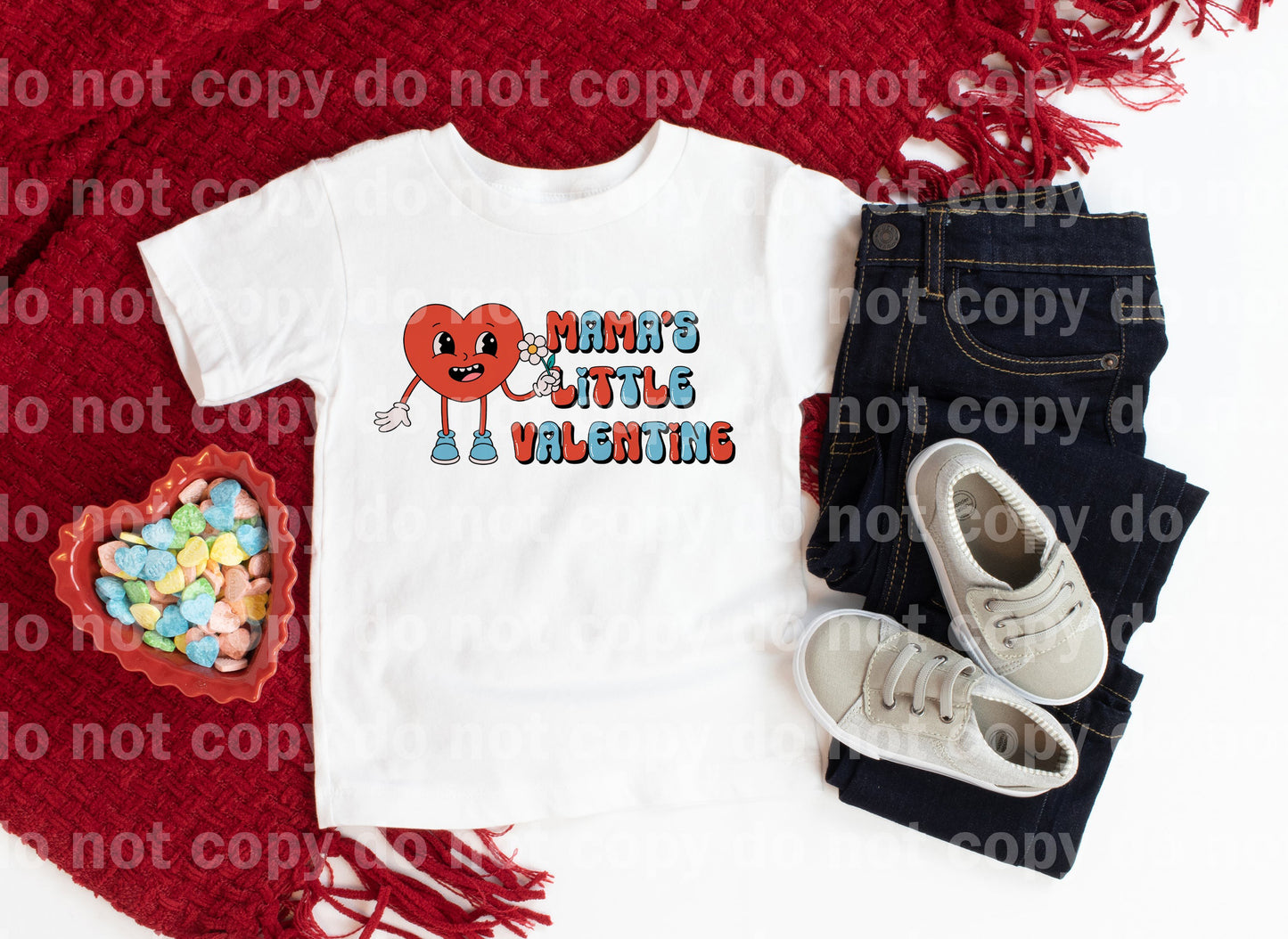 Mamas Little Valentine Boy Dream Print or Sublimation Print