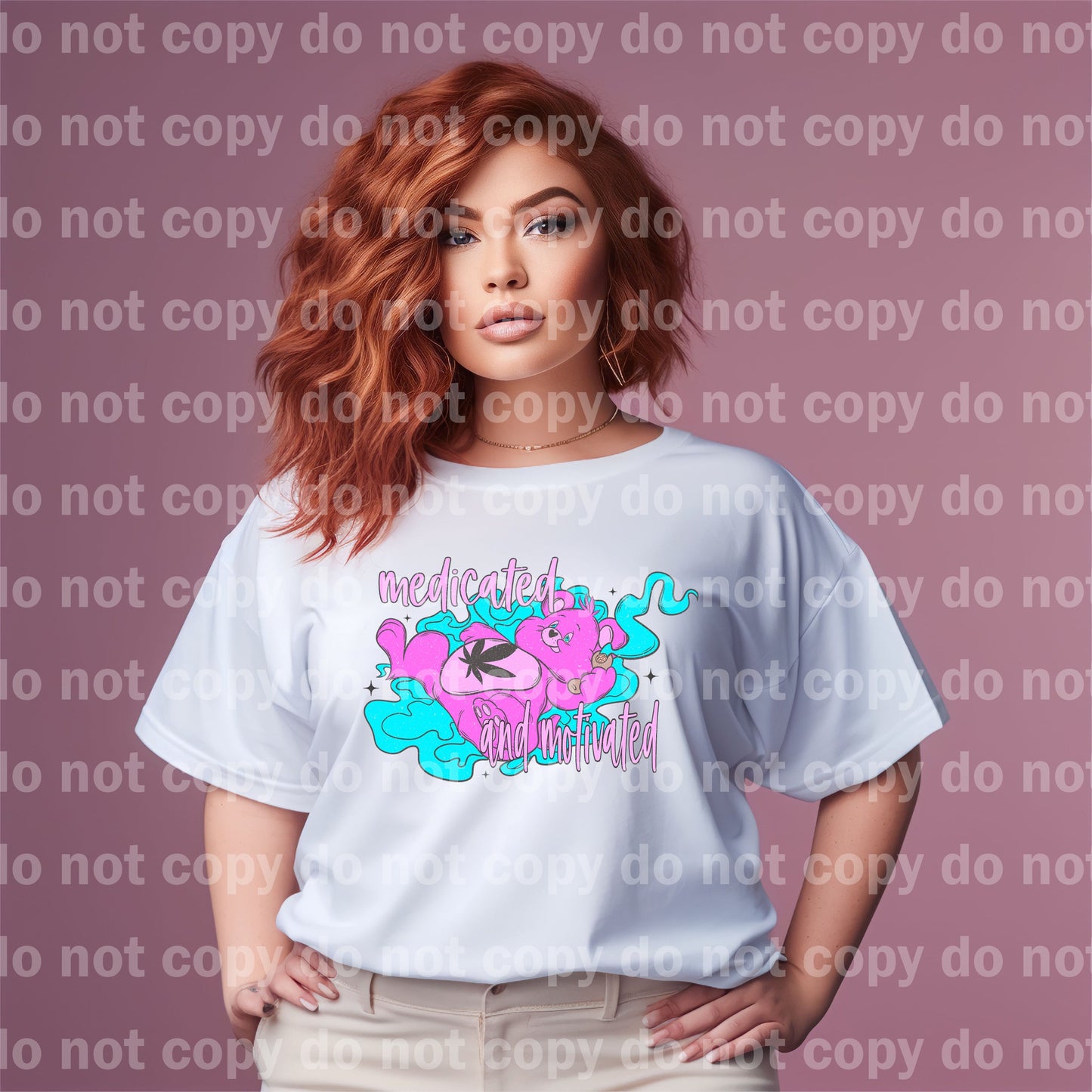 Medicated And Motivated Green/Purple Dream Print or Sublimation Print