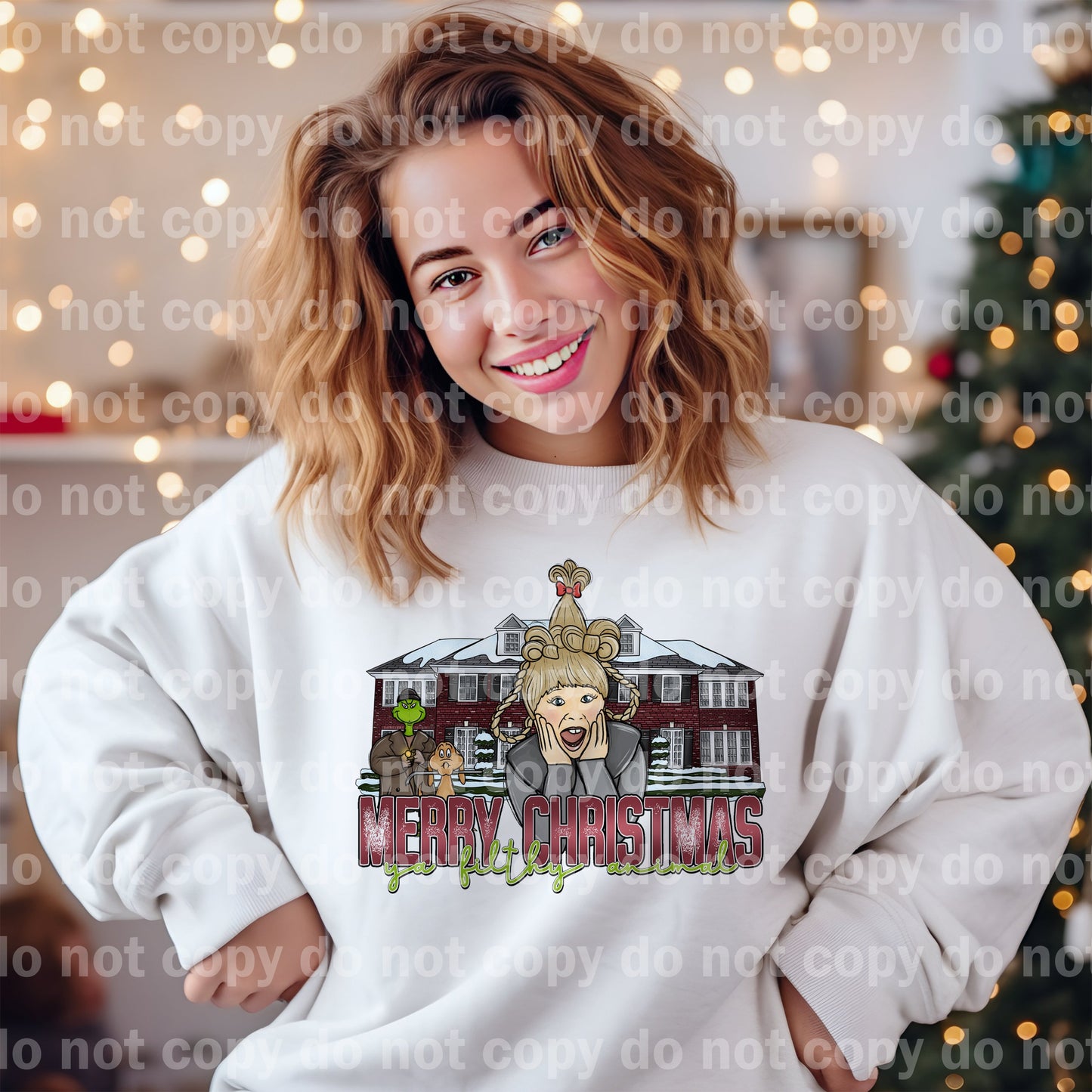 Merry Christmas Ya Filthy Animal Dream Print or Sublimation Print