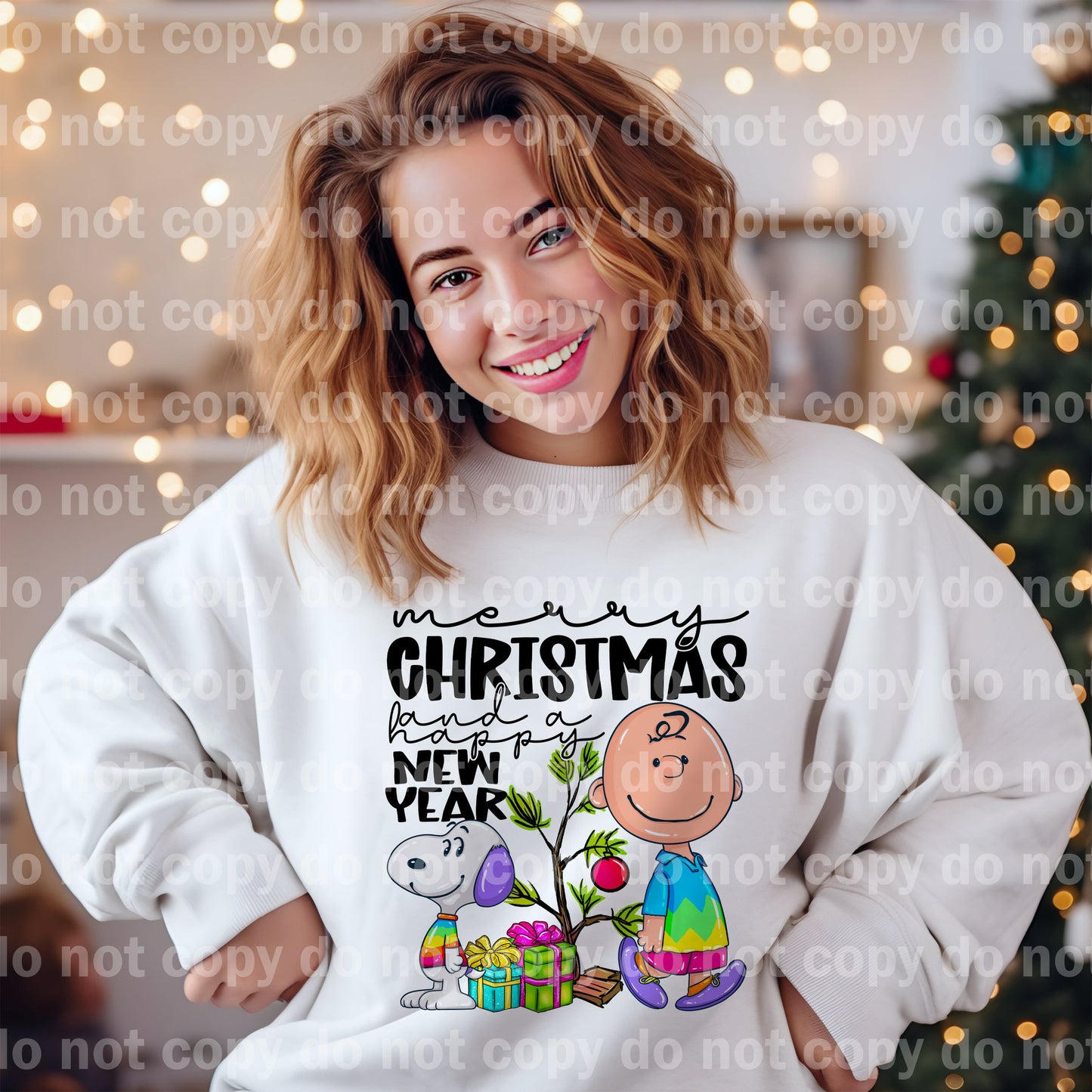 Feliz Navidad y un feliz año nuevo Impresión de ensueño o impresión de sublimación